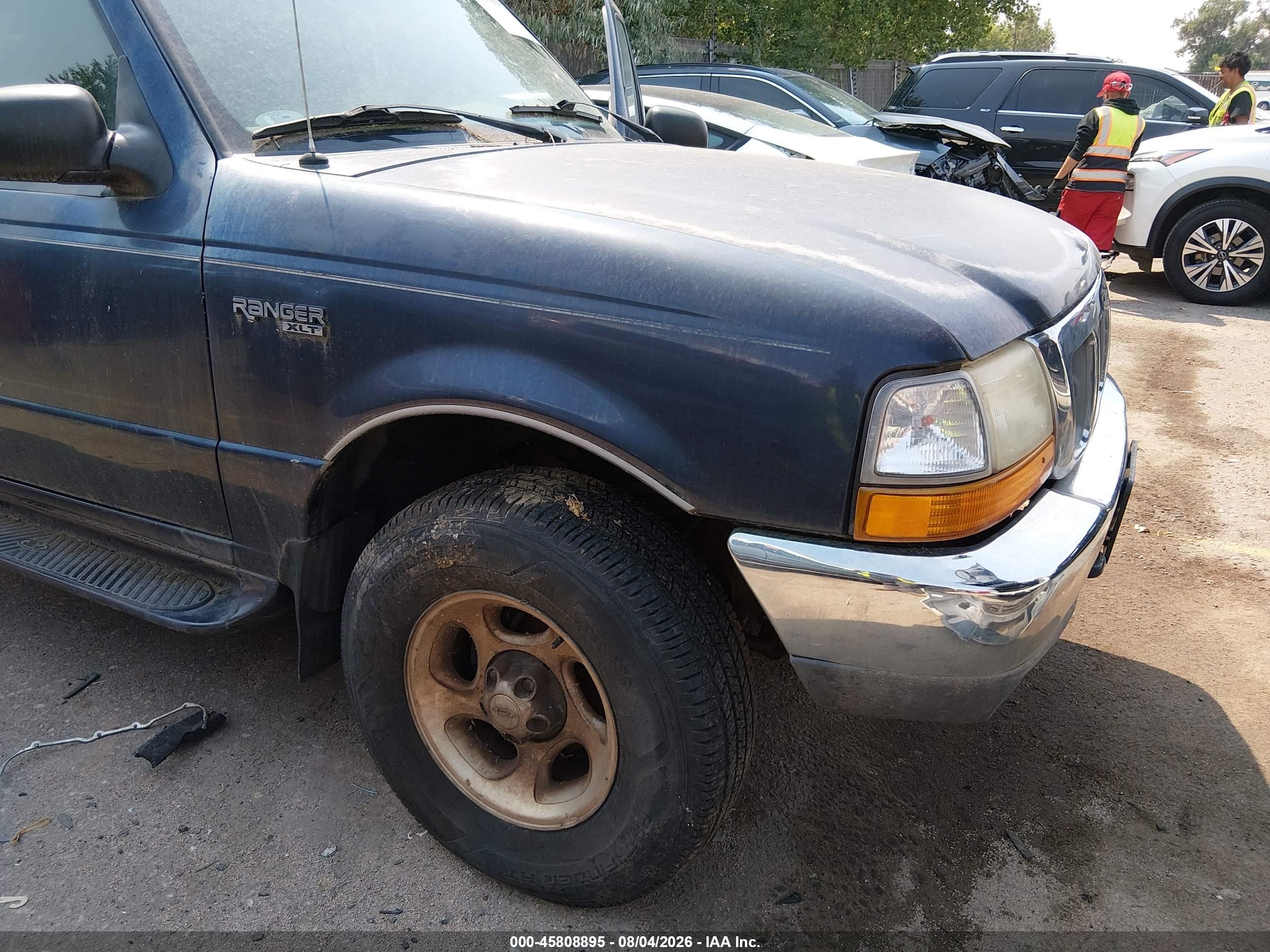 1999 Ford Ranger Xlt Blue vin: 1FTZR15X0XTA59454
