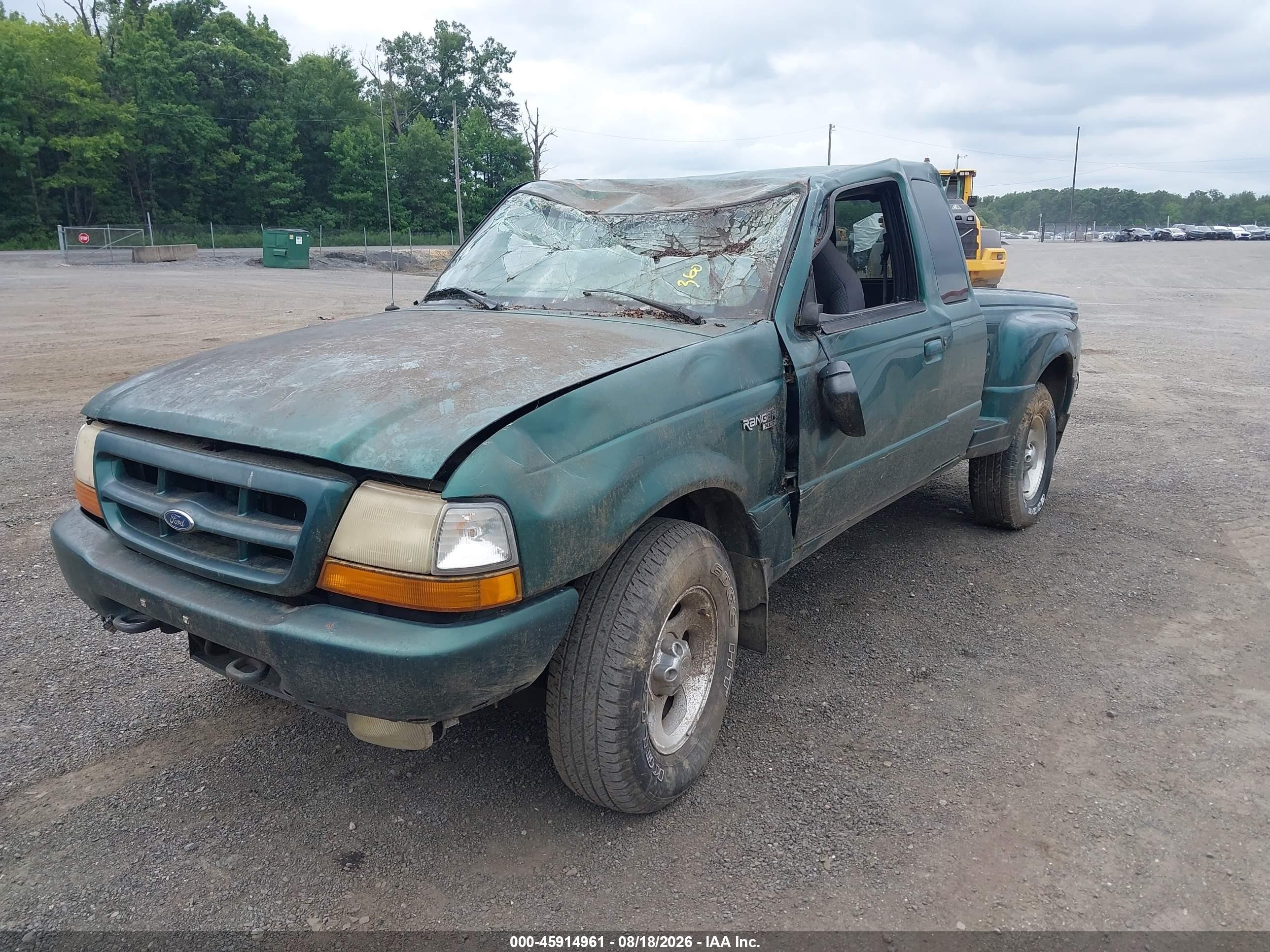 1999 Ford Ranger Xlt Green vin: 1FTZR15X0XTB12783