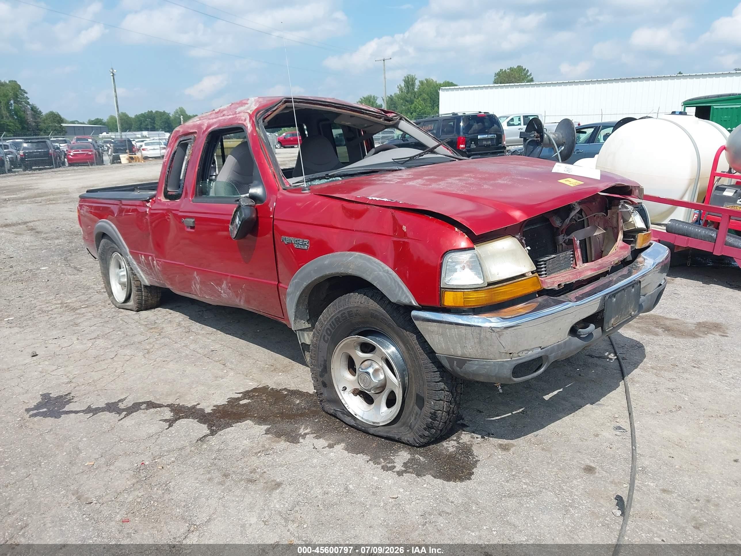 1999 Ford Ranger Xlt Red vin: 1FTZR15X1XTA98246