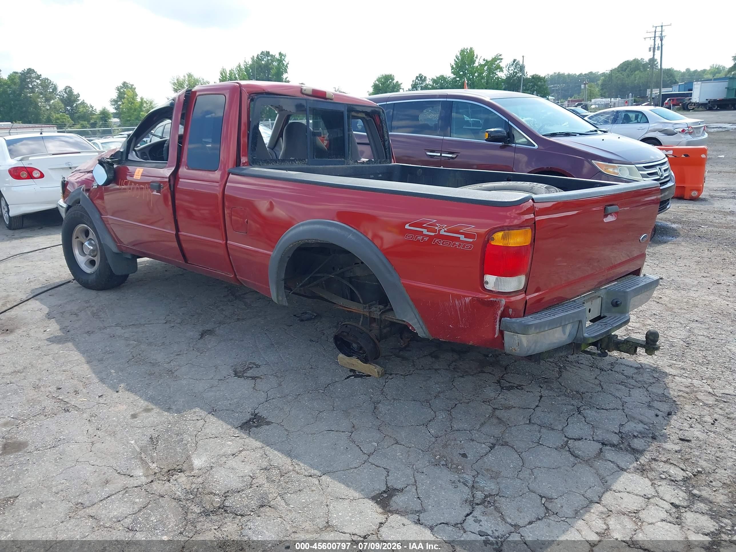 1999 Ford Ranger Xlt Red vin: 1FTZR15X1XTA98246