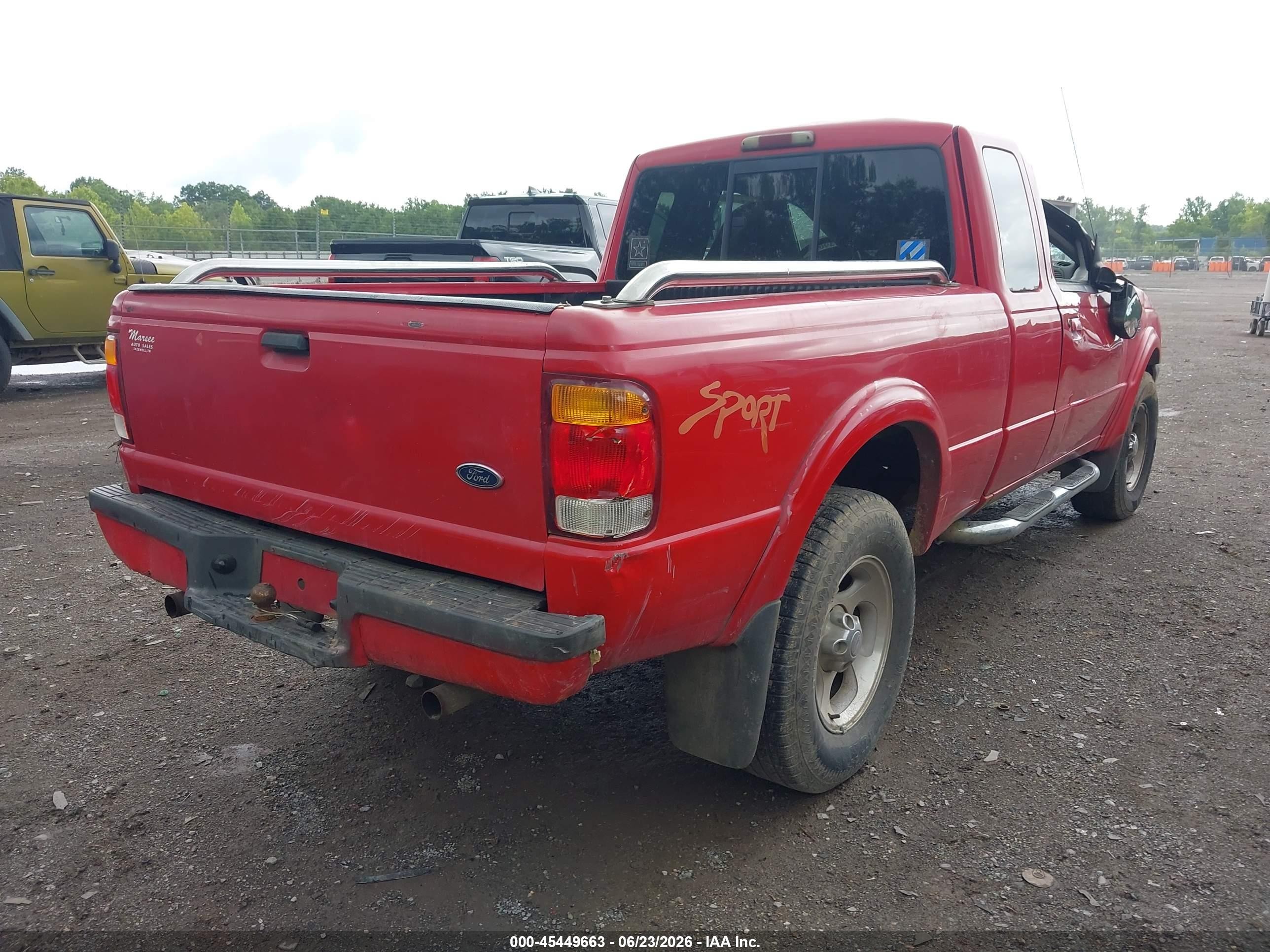 1999 Ford Ranger Xlt Red vin: 1FTZR15X2XPB36334