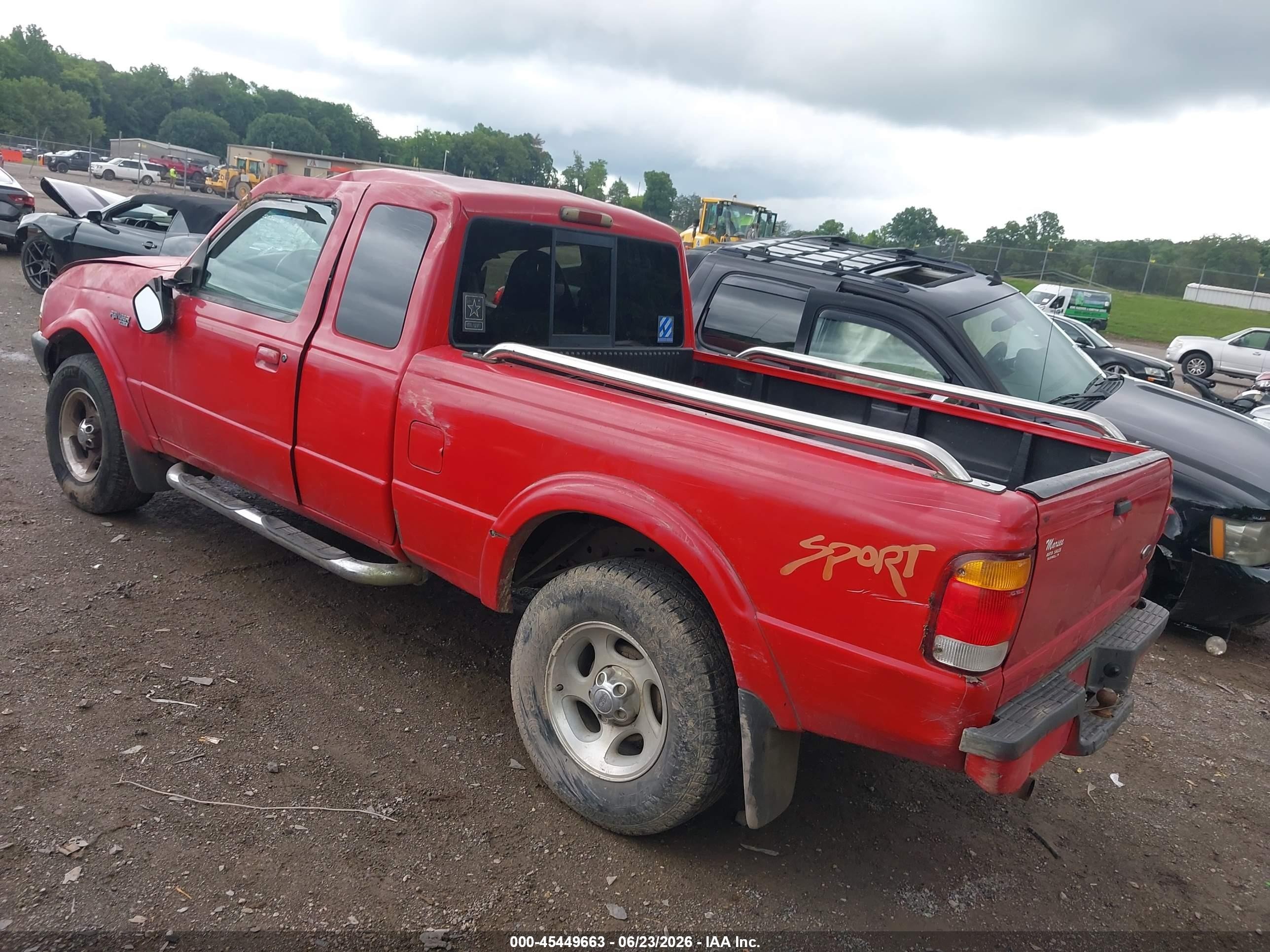 1999 Ford Ranger Xlt Red vin: 1FTZR15X2XPB36334