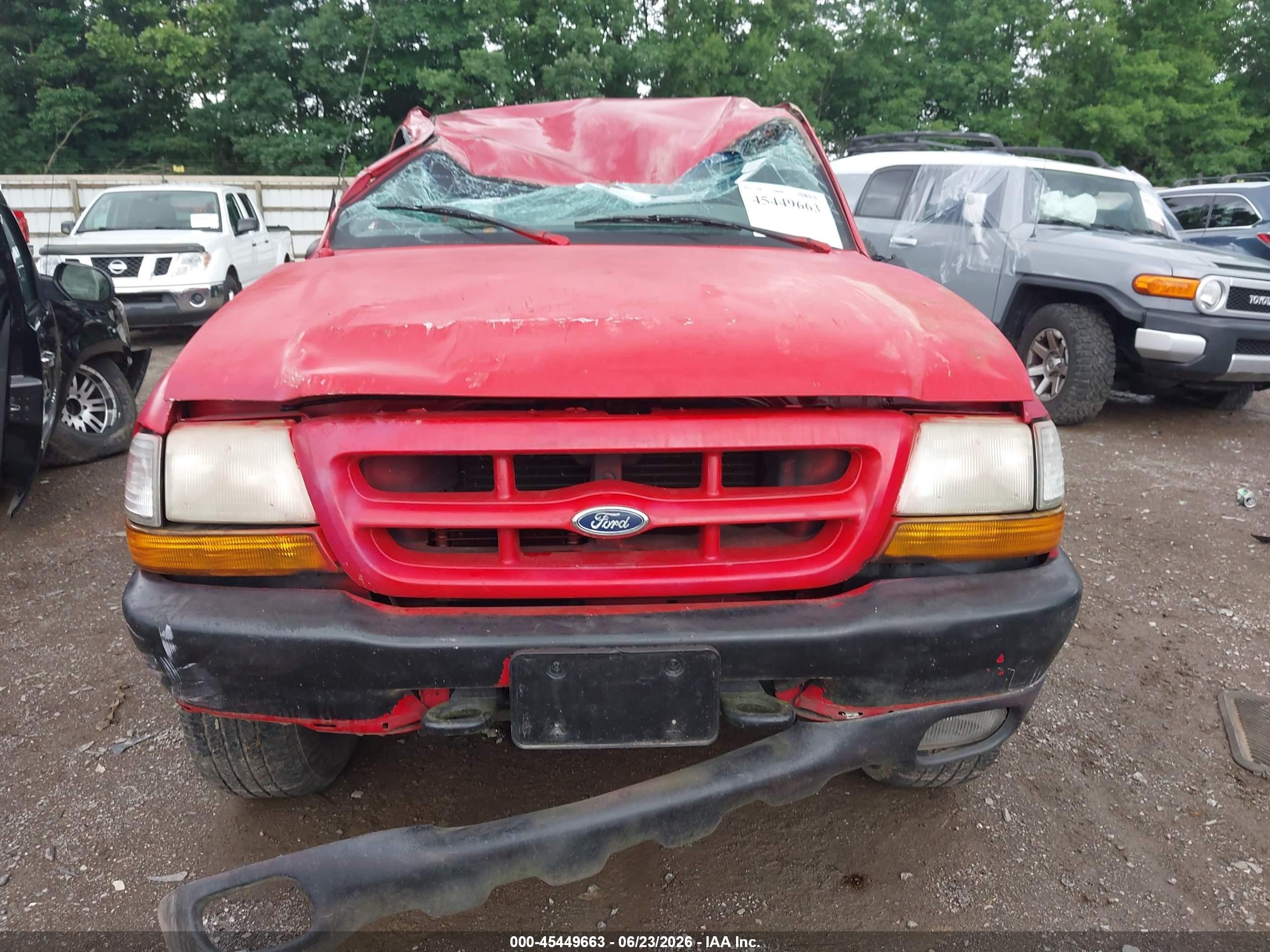 1999 Ford Ranger Xlt Red vin: 1FTZR15X2XPB36334