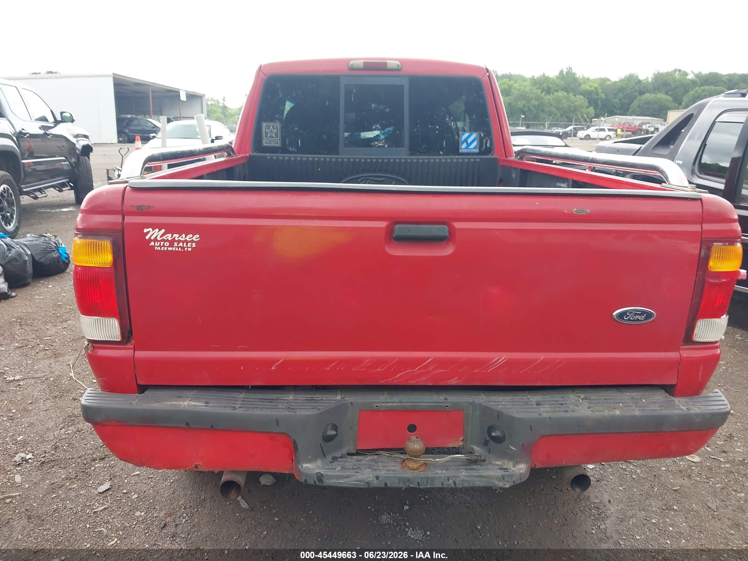 1999 Ford Ranger Xlt Red vin: 1FTZR15X2XPB36334