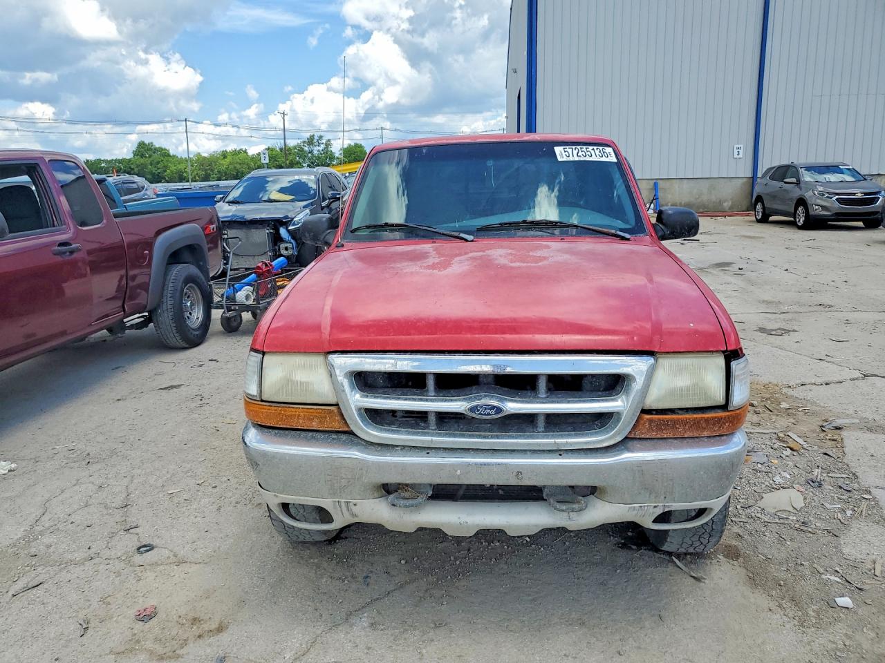 1999 Ford Ranger Super Cab Red vin: 1FTZR15X2XPB57958