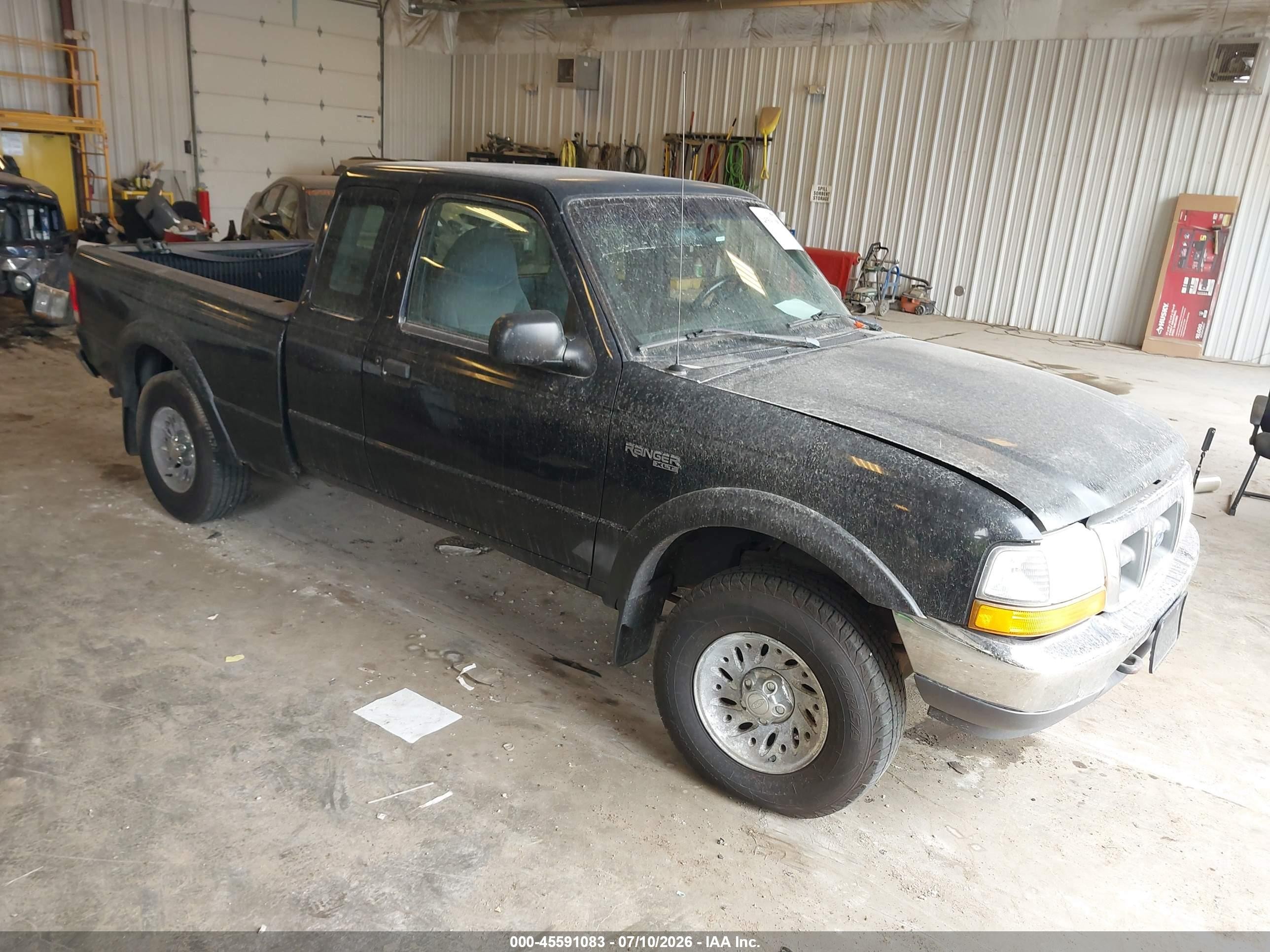 1999 Ford Ranger Xlt Black vin: 1FTZR15X3XPB42496