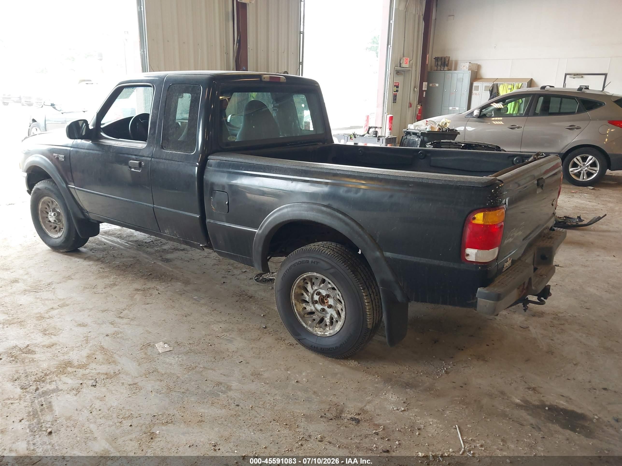 1999 Ford Ranger Xlt Black vin: 1FTZR15X3XPB42496