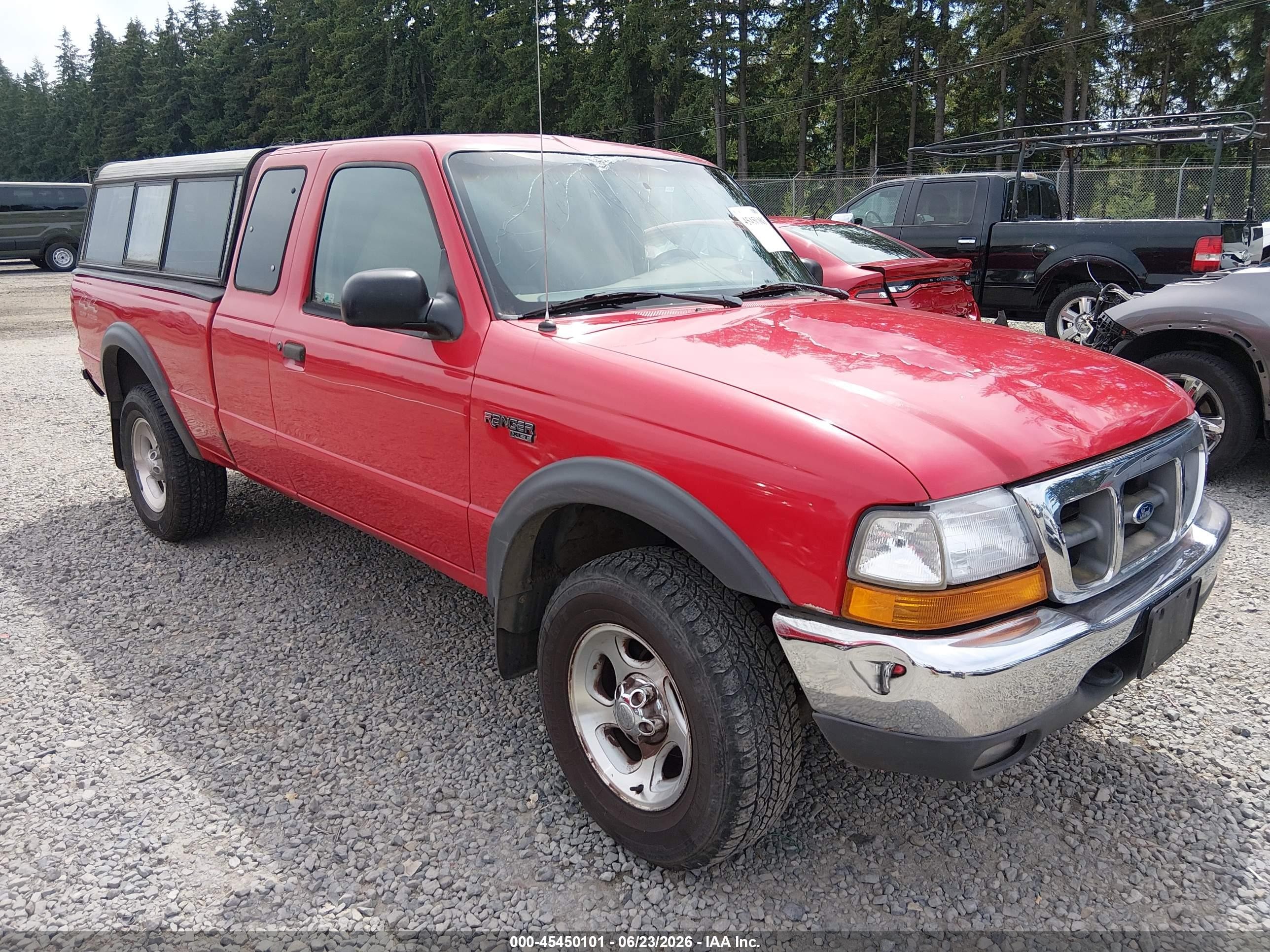 2000 Ford Ranger Xlt Red vin: 1FTZR15X3YPC04982