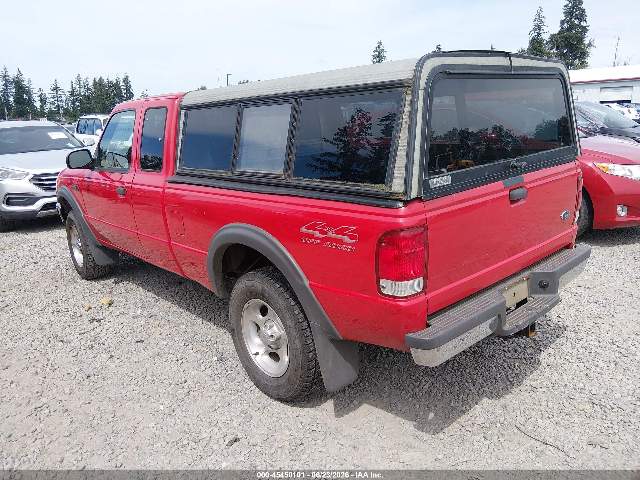 2000 Ford Ranger Xlt Red vin: 1FTZR15X3YPC04982