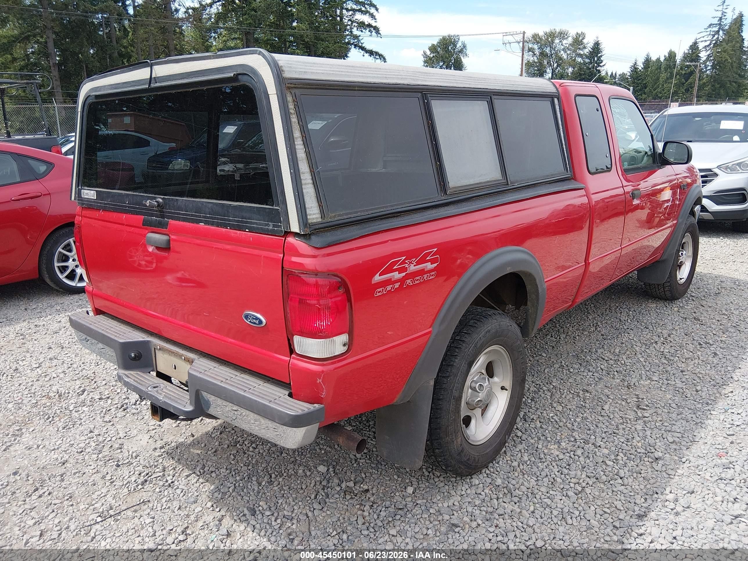 2000 Ford Ranger Xlt Red vin: 1FTZR15X3YPC04982