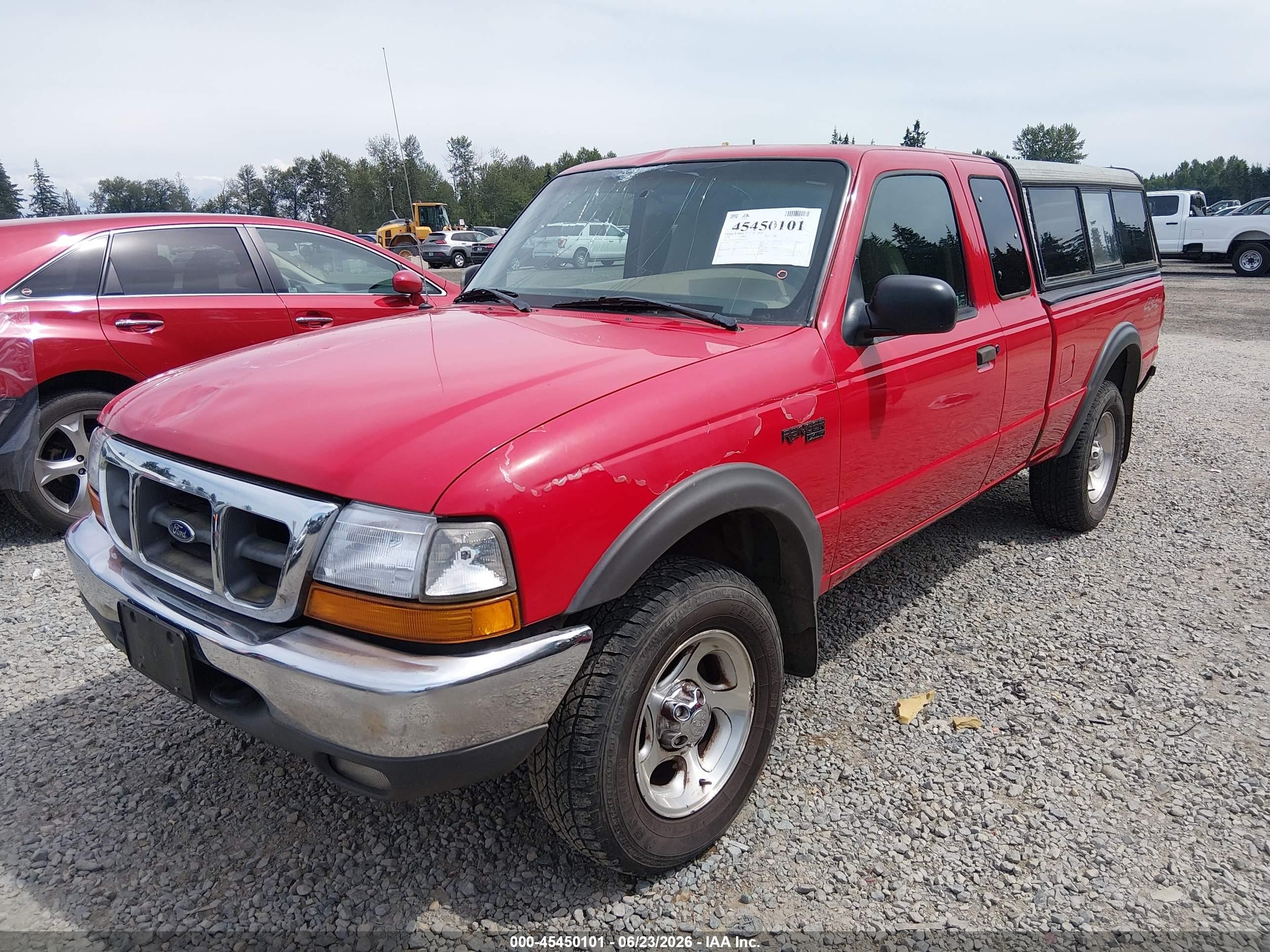 2000 Ford Ranger Xlt Red vin: 1FTZR15X3YPC04982