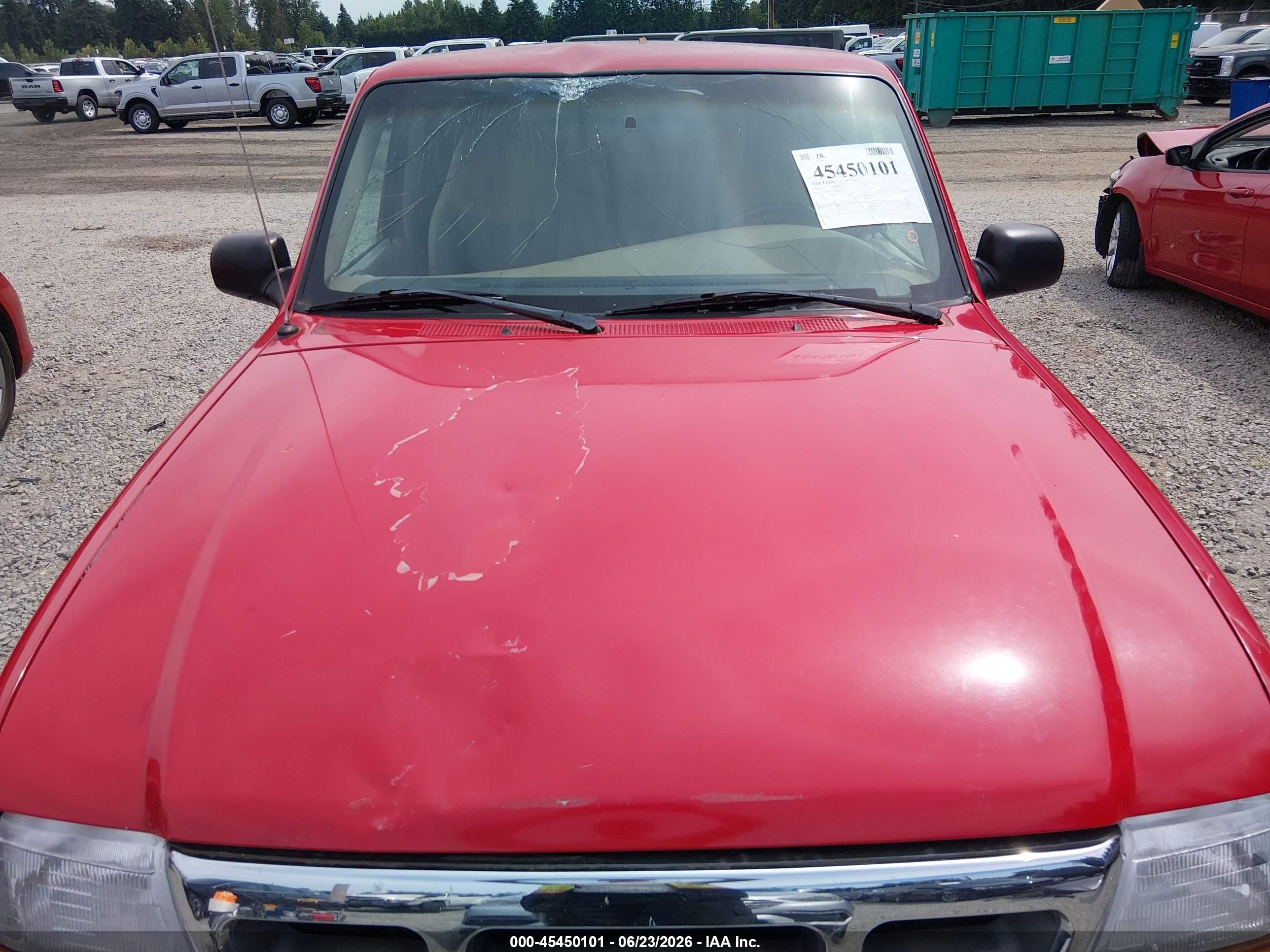 2000 Ford Ranger Xlt Red vin: 1FTZR15X3YPC04982