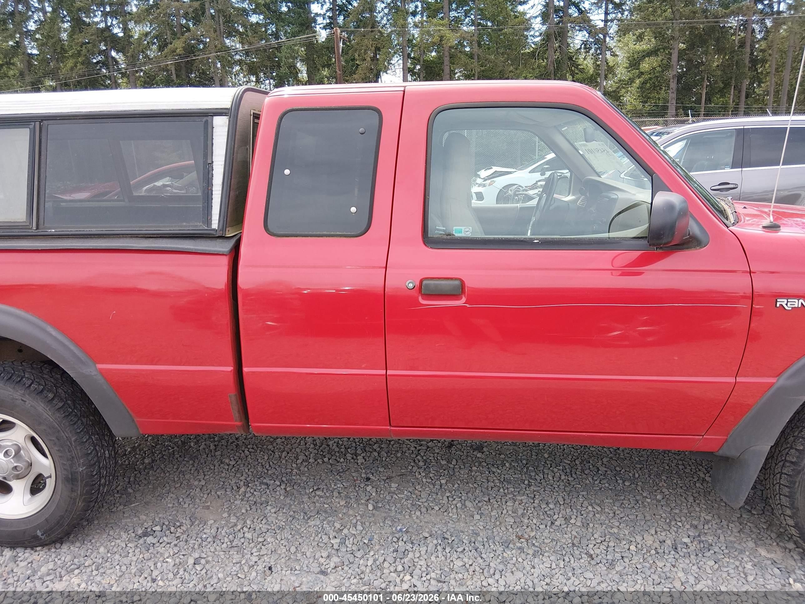 2000 Ford Ranger Xlt Red vin: 1FTZR15X3YPC04982
