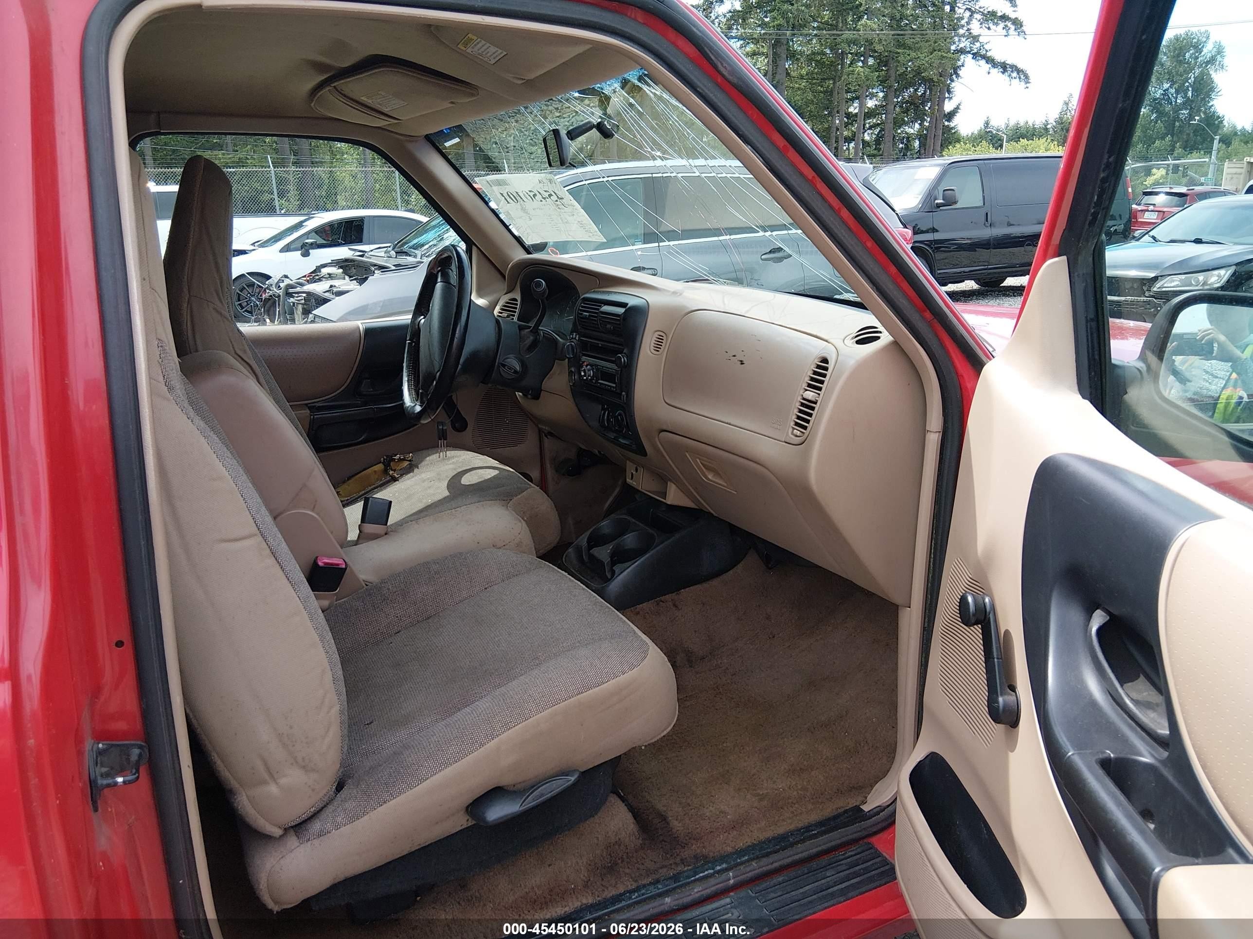 2000 Ford Ranger Xlt Red vin: 1FTZR15X3YPC04982