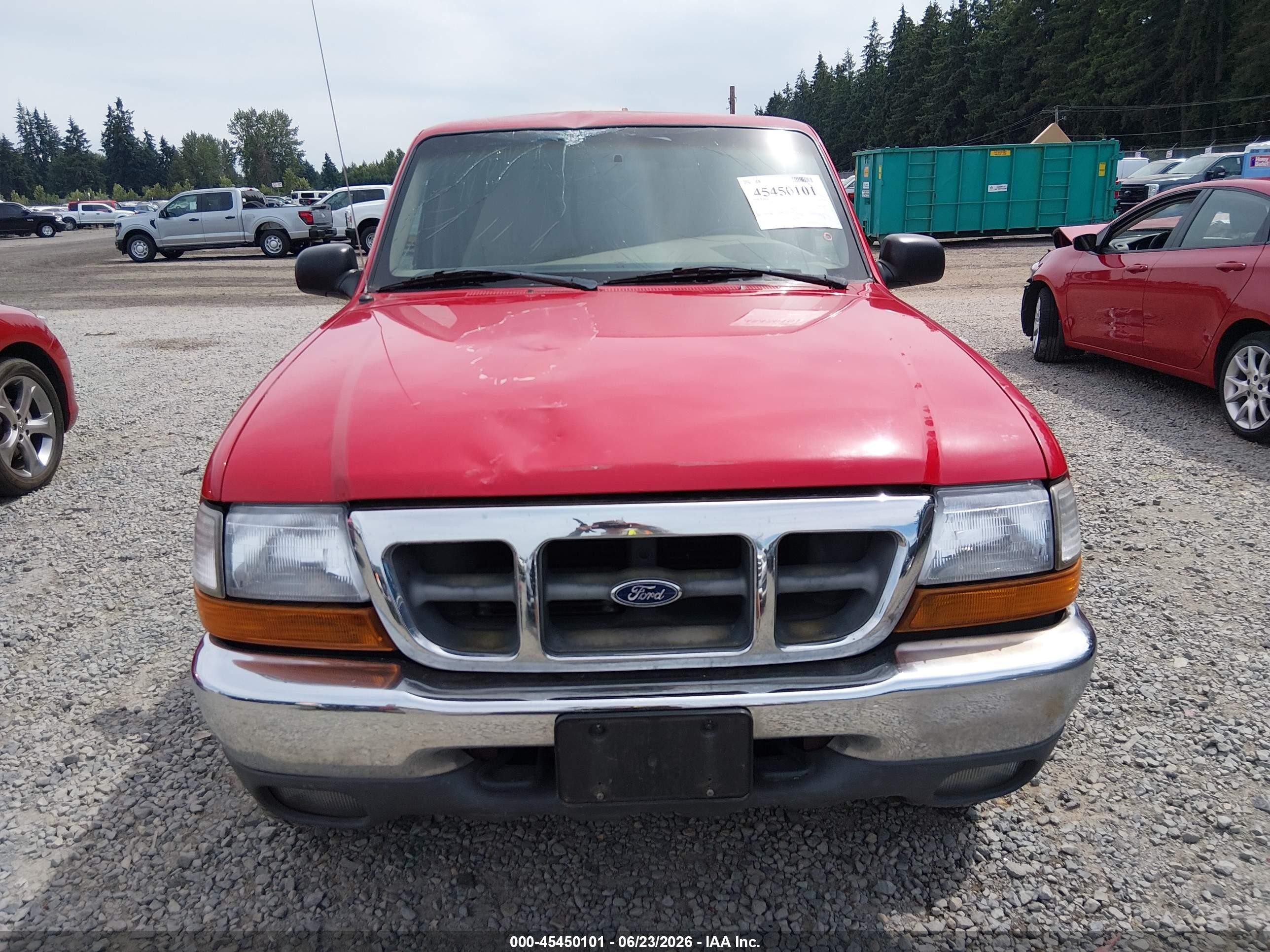 2000 Ford Ranger Xlt Red vin: 1FTZR15X3YPC04982