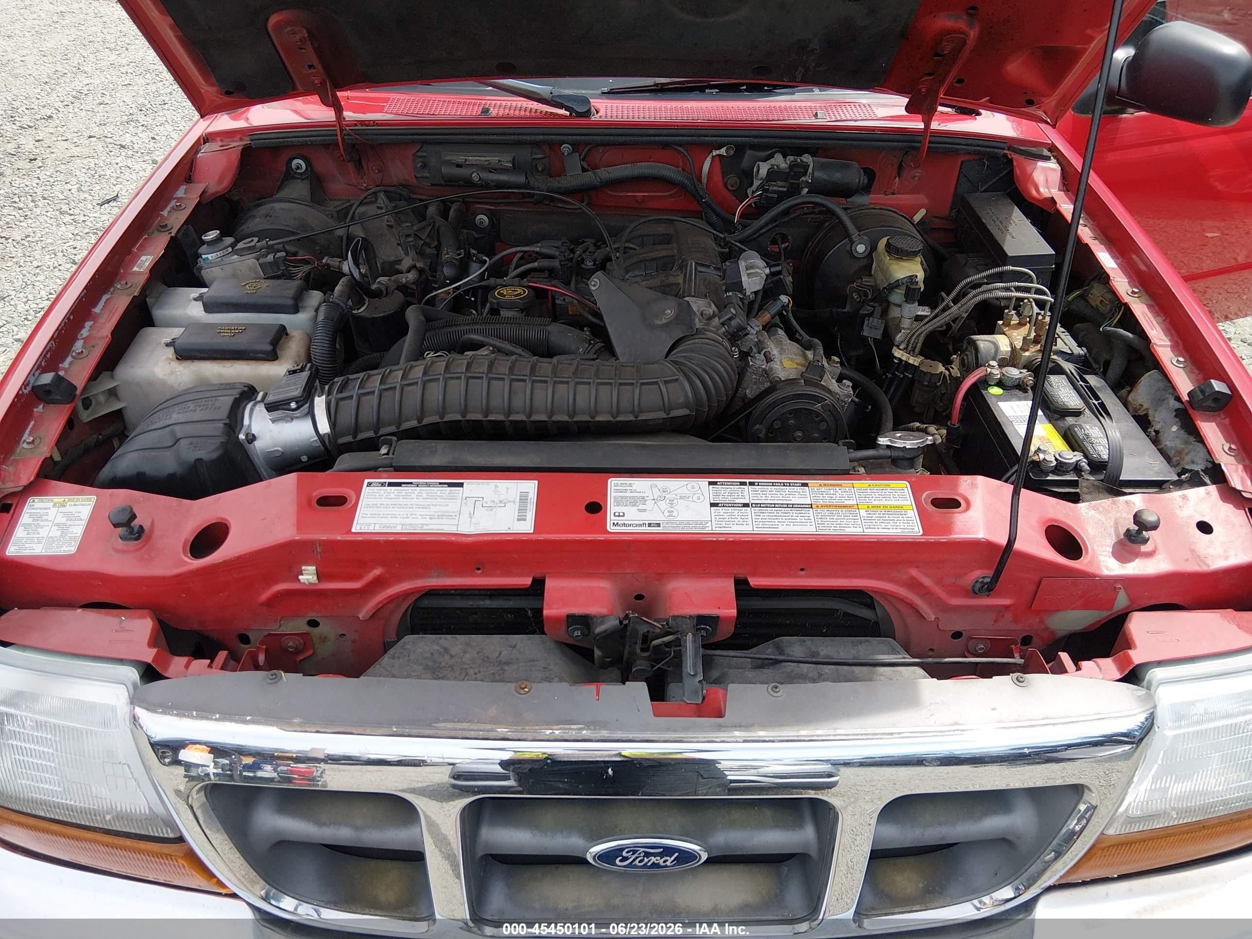 2000 Ford Ranger Xlt Red vin: 1FTZR15X3YPC04982