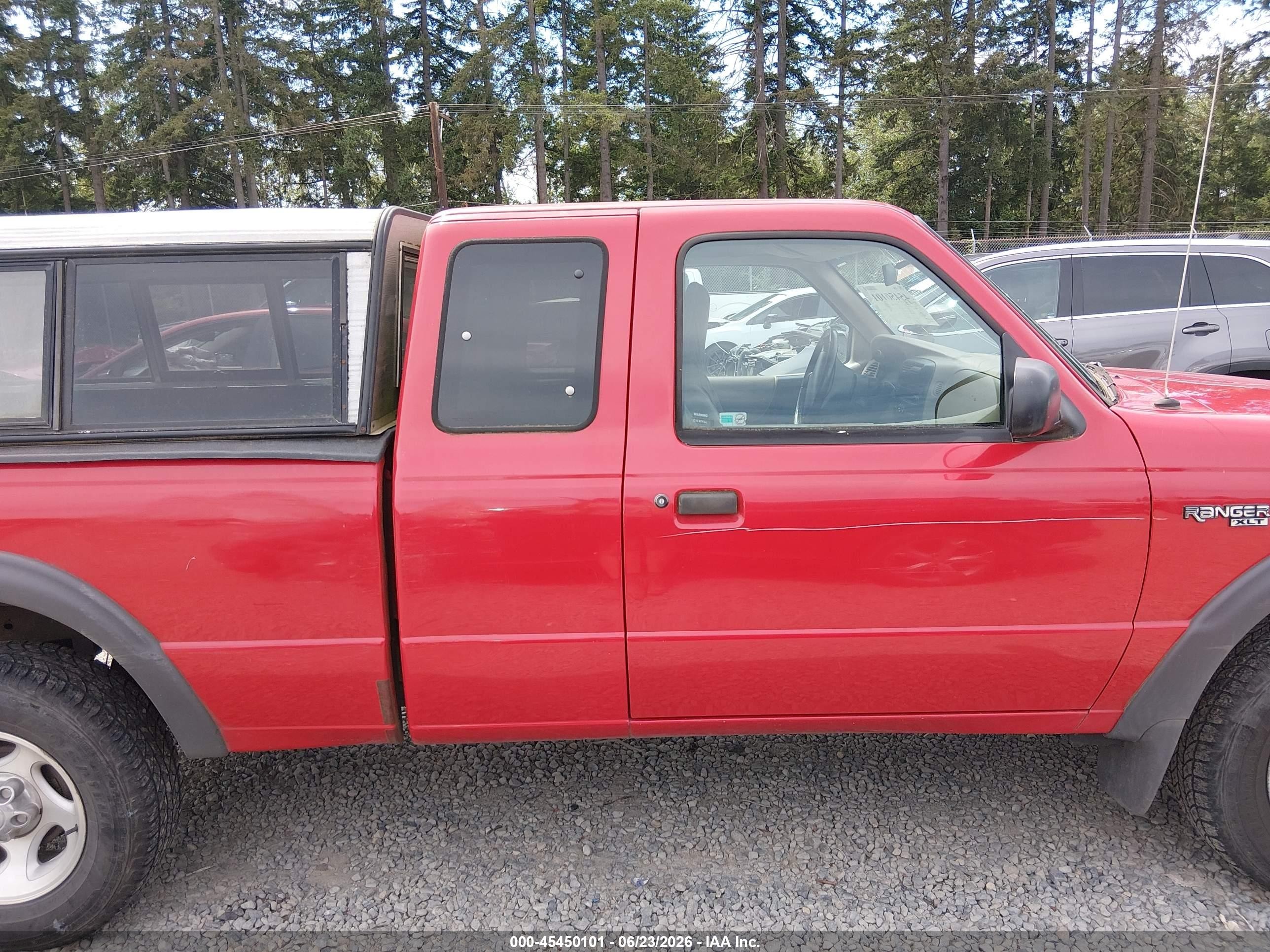 2000 Ford Ranger Xlt Red vin: 1FTZR15X3YPC04982