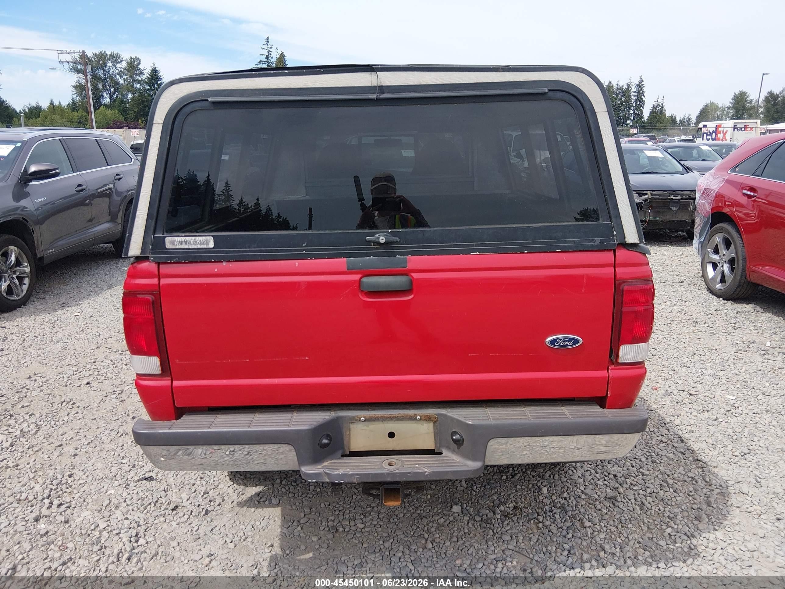 2000 Ford Ranger Xlt Red vin: 1FTZR15X3YPC04982