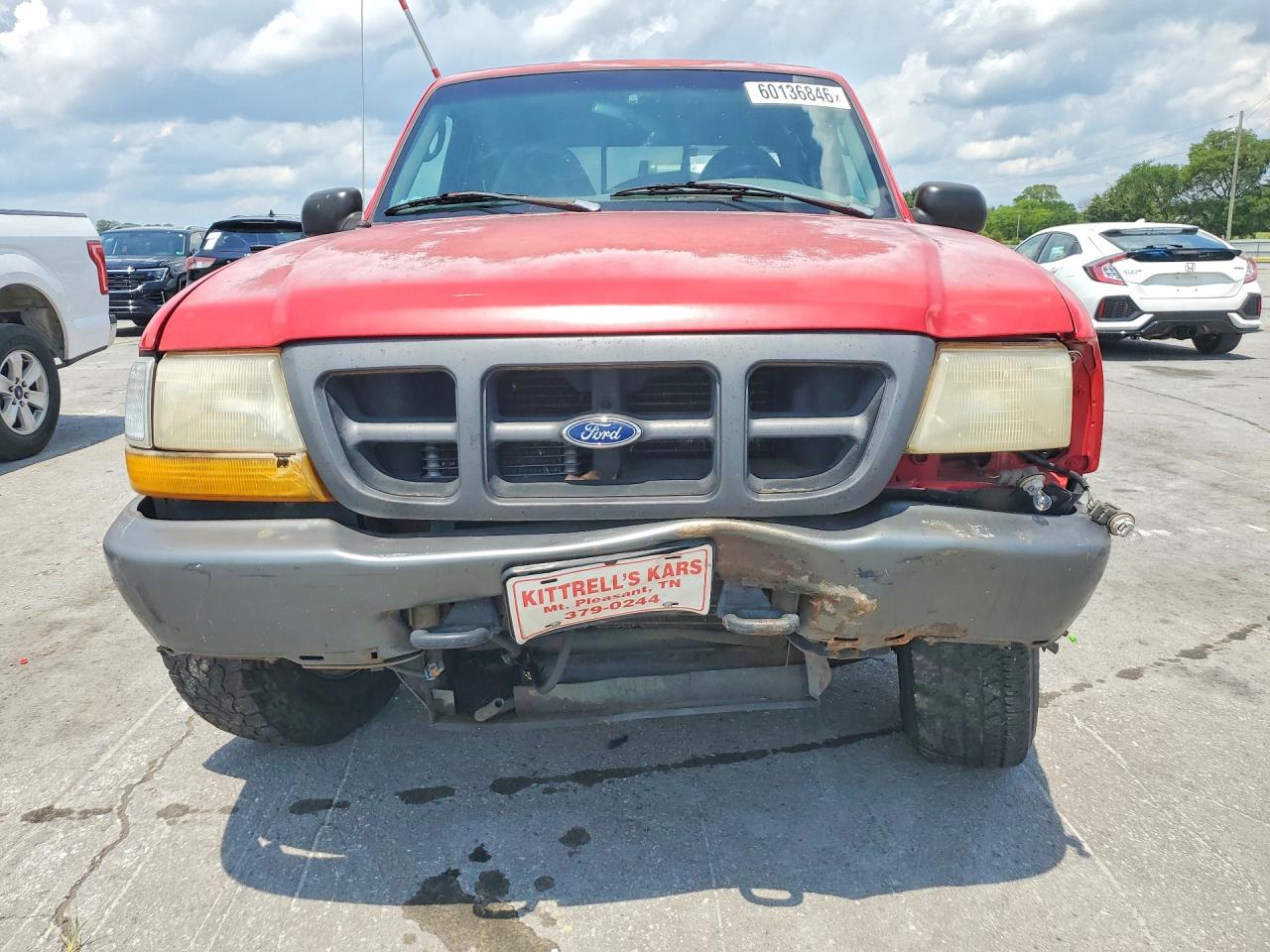 1998 Ford Ranger Super Cab Red vin: 1FTZR15X4WTA73517