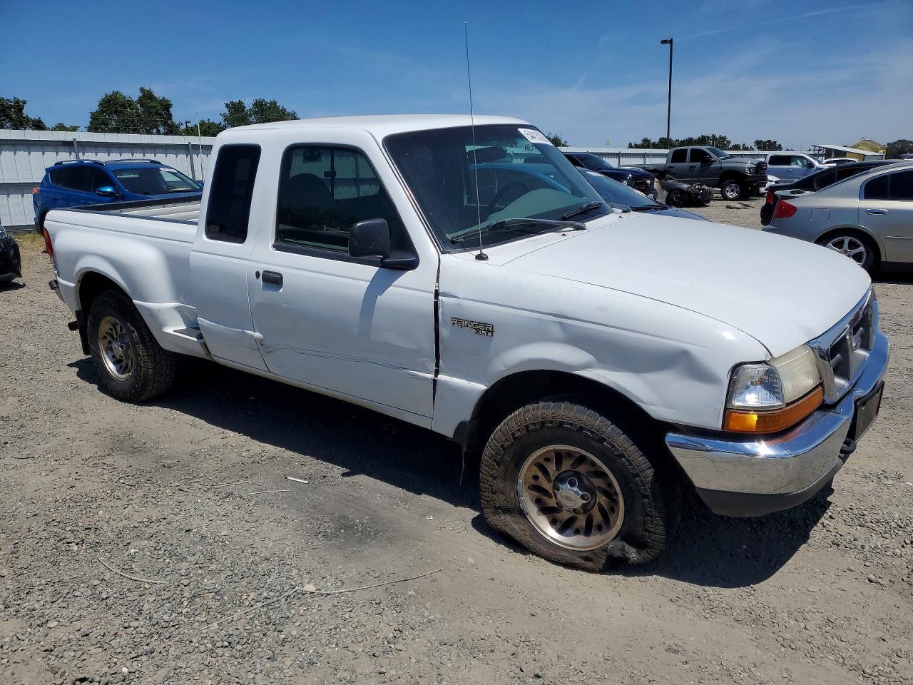 1999 Ford Ranger Super Cab White vin: 1FTZR15X4XTA26327