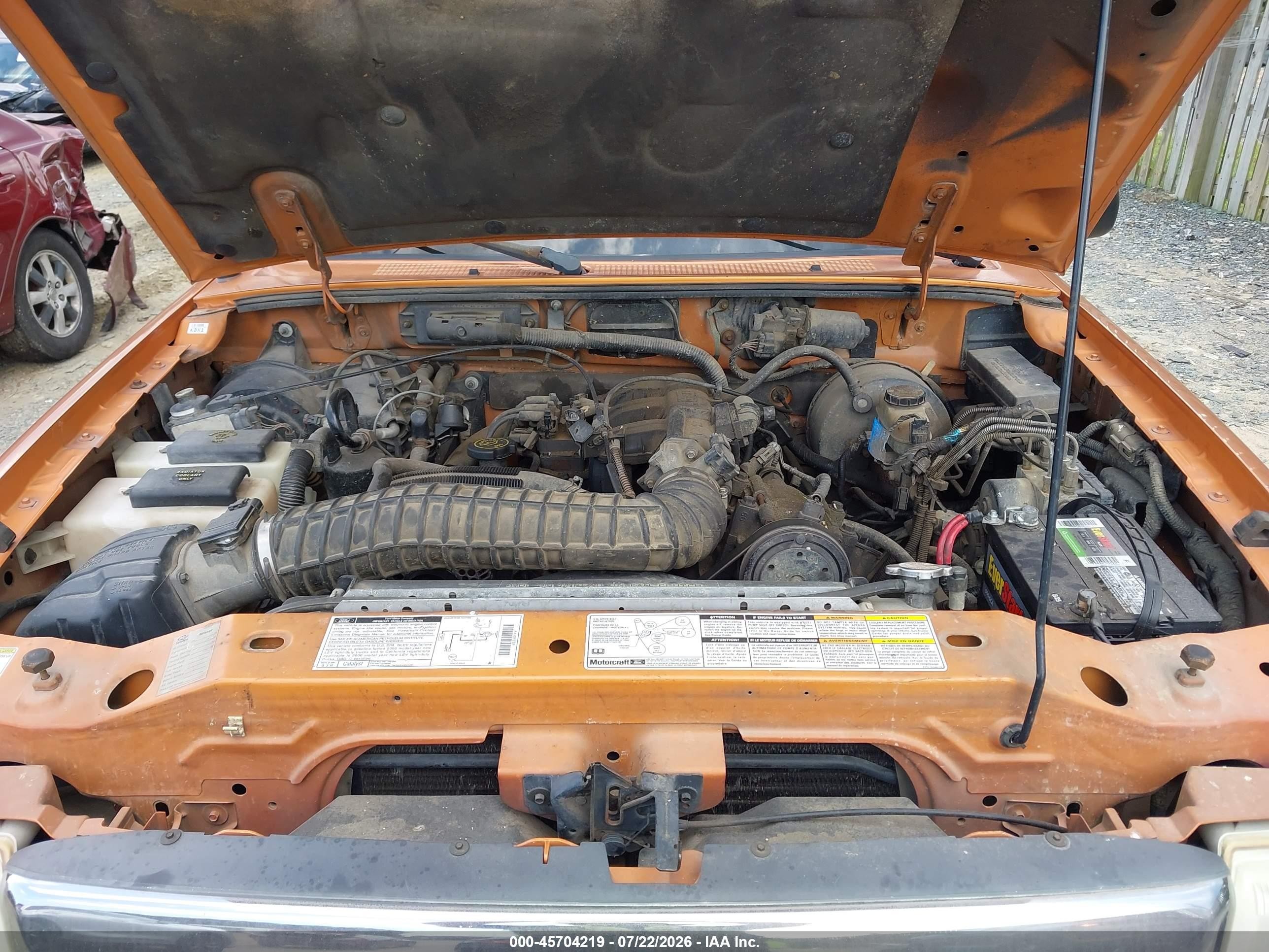 2000 Ford Ranger Xlt Orange vin: 1FTZR15X4YTA25051