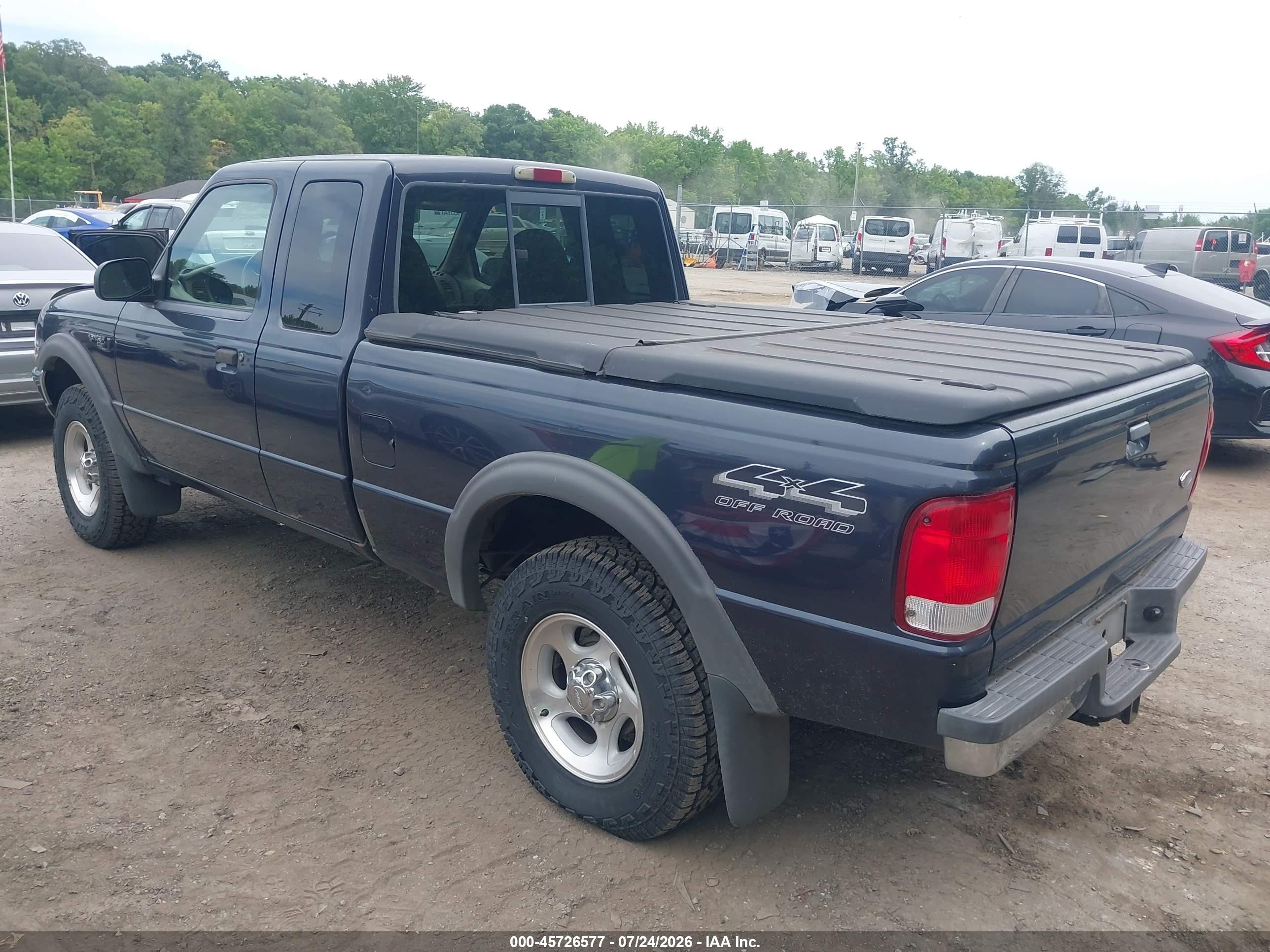 2000 Ford Ranger Xlt Dark Blue vin: 1FTZR15X4YTA30007