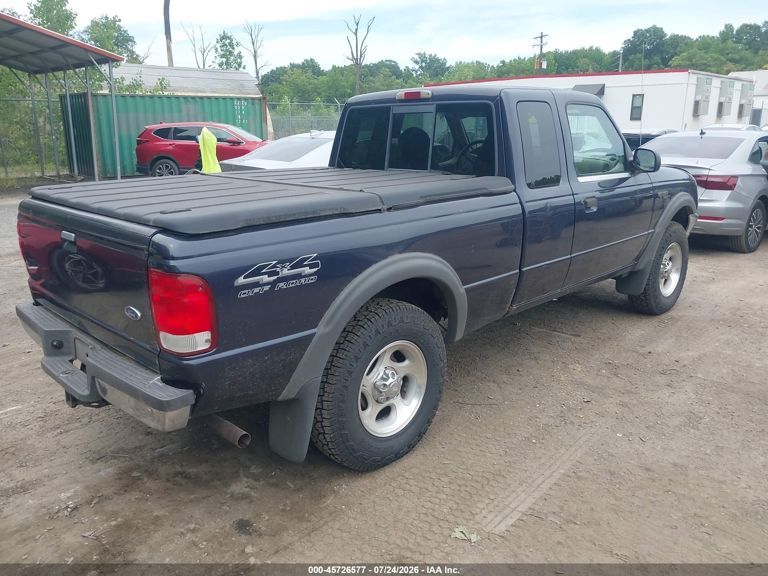 2000 Ford Ranger Xlt Dark Blue vin: 1FTZR15X4YTA30007