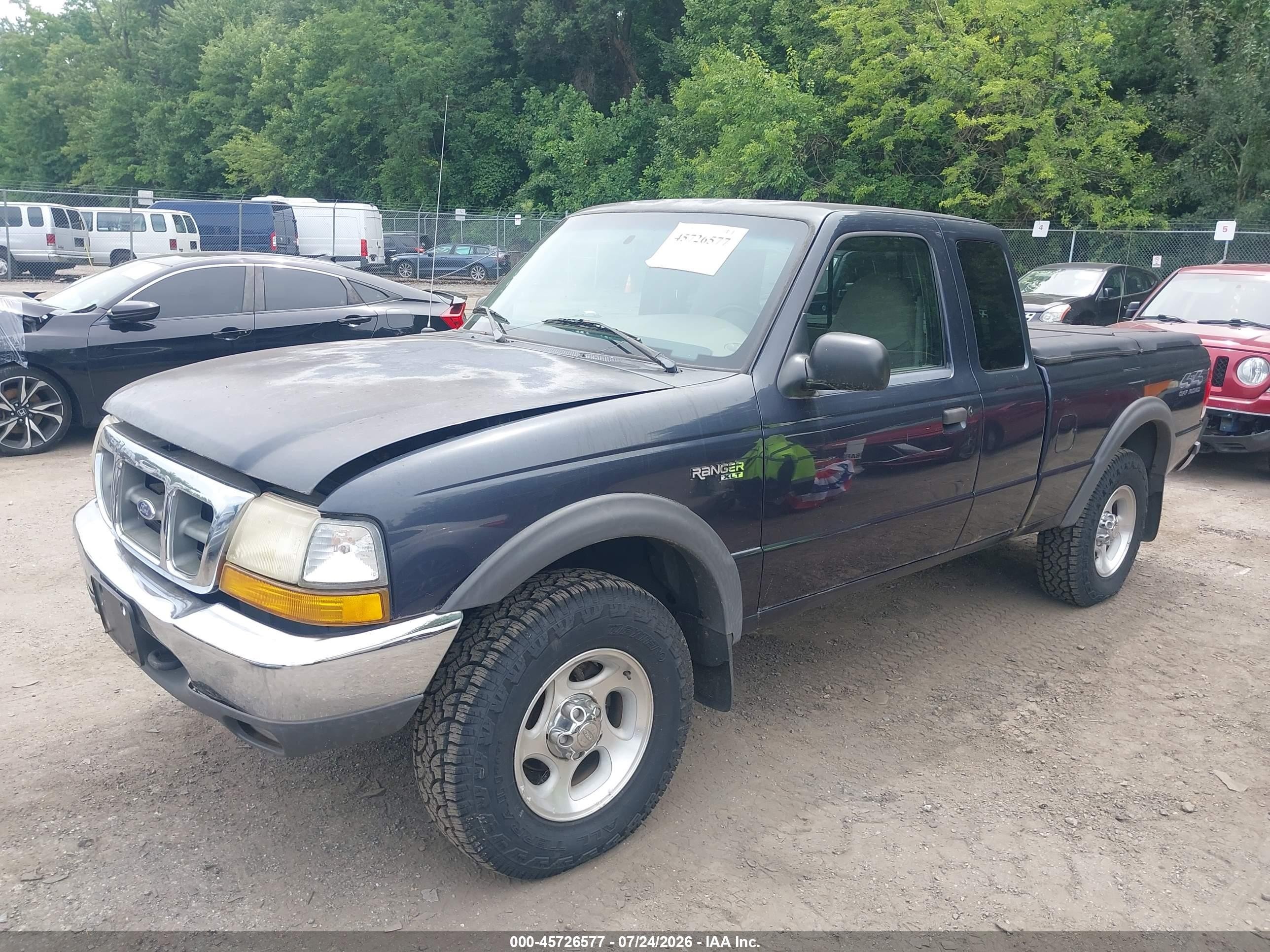 2000 Ford Ranger Xlt Dark Blue vin: 1FTZR15X4YTA30007