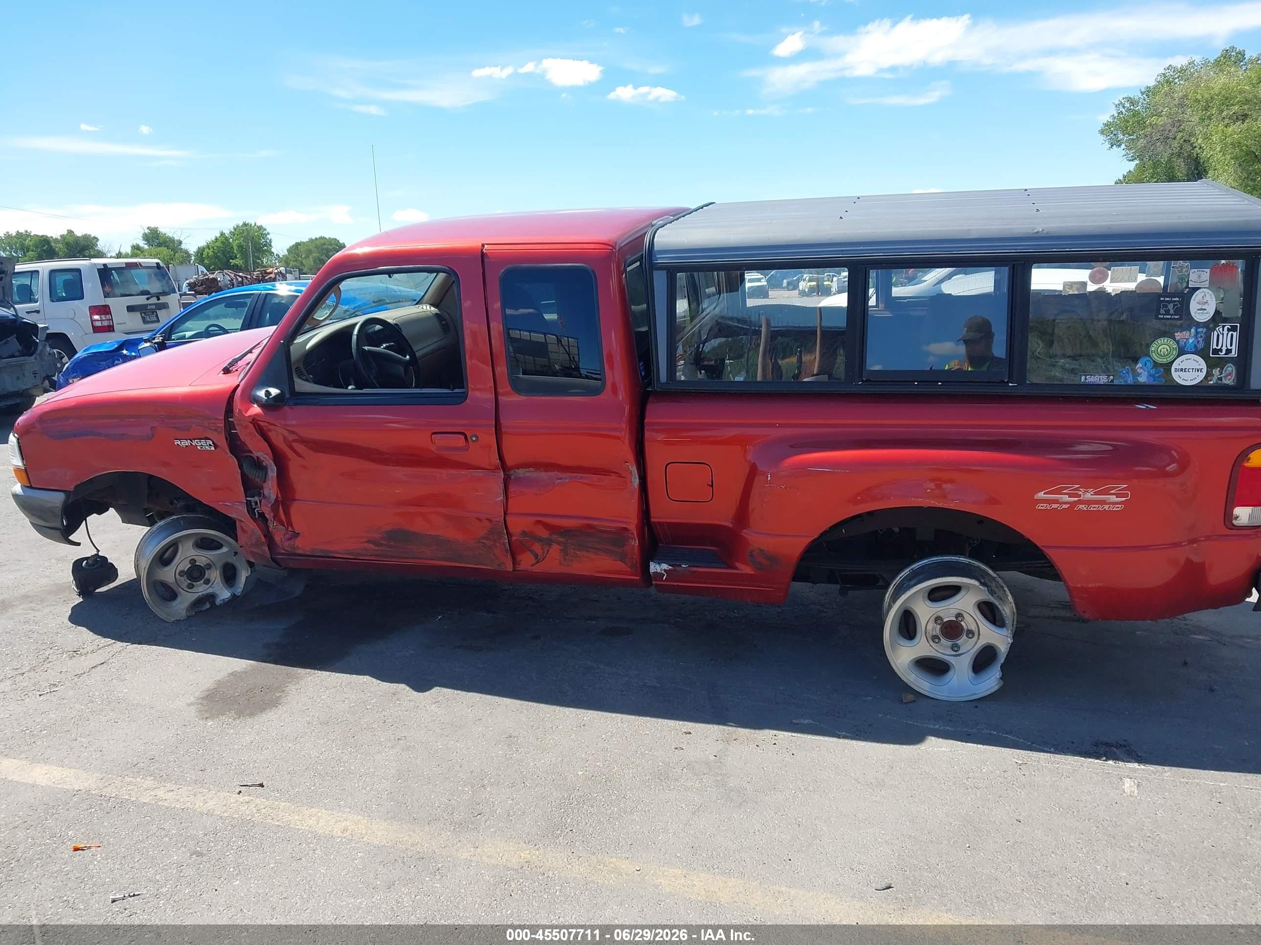 1998 Ford Ranger Splash/xl/xlt Orange vin: 1FTZR15X5WPA87080