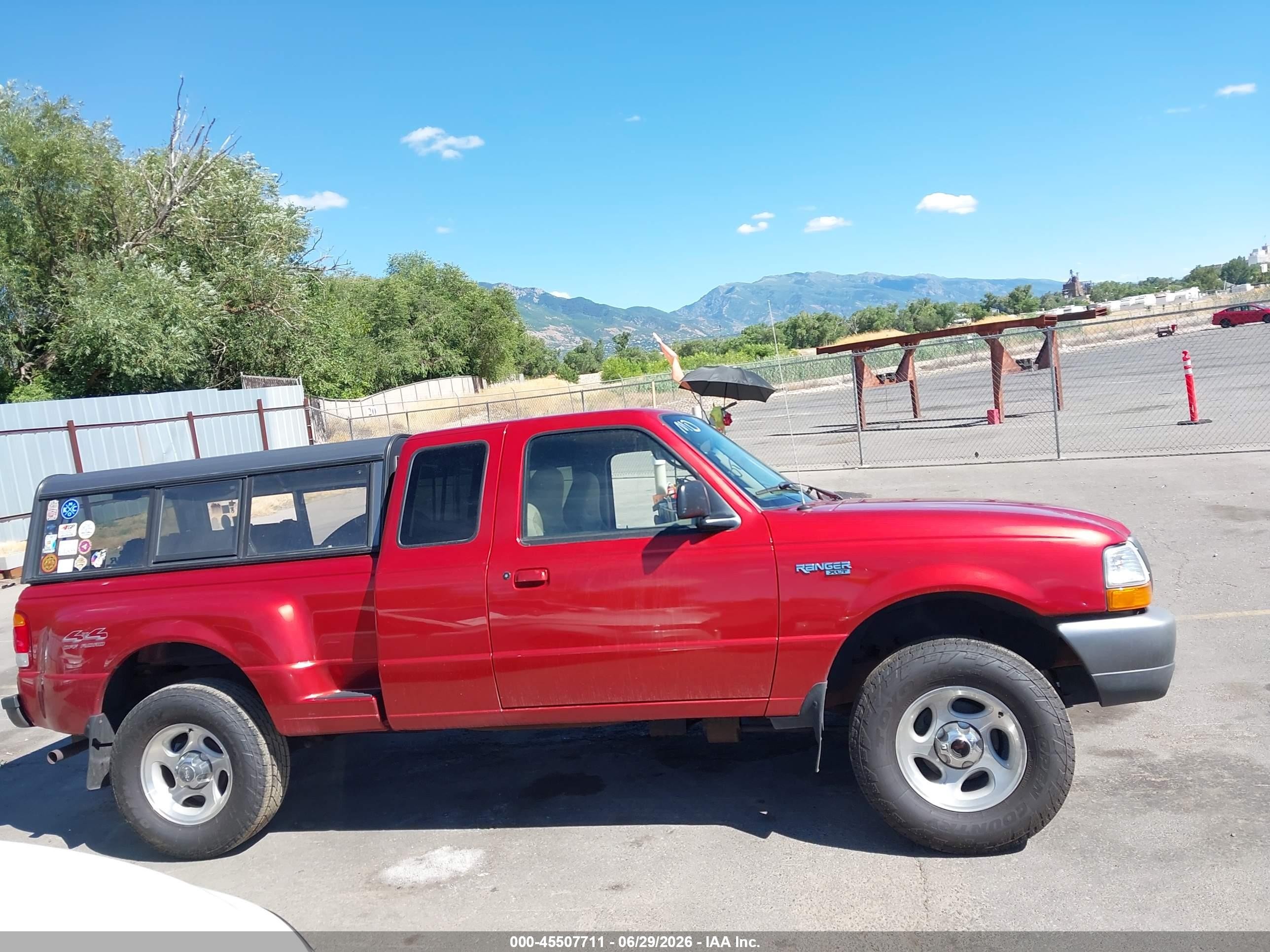 1998 Ford Ranger Splash/xl/xlt Orange vin: 1FTZR15X5WPA87080