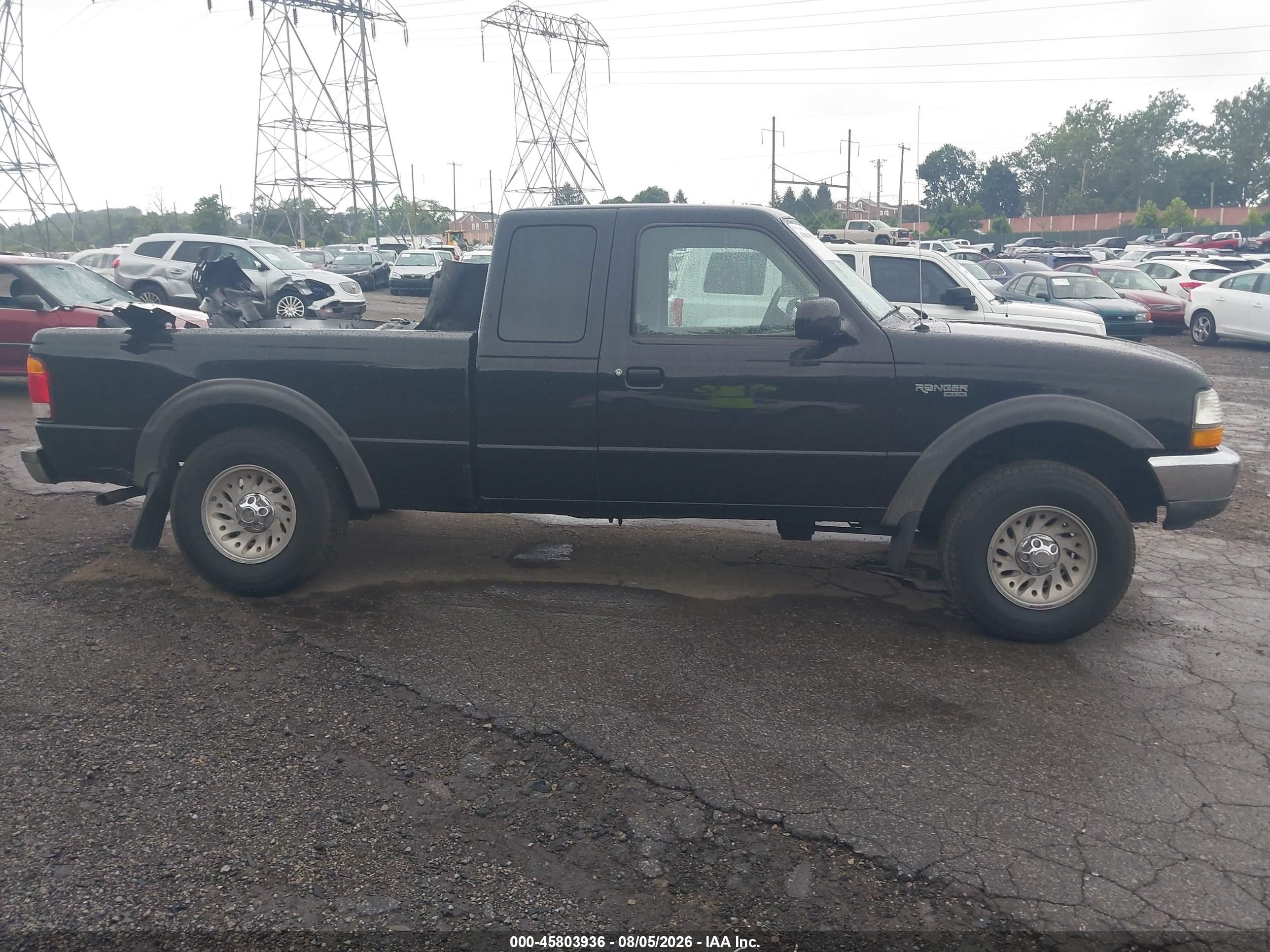 1999 Ford Ranger Xlt Black vin: 1FTZR15X5XTA62110