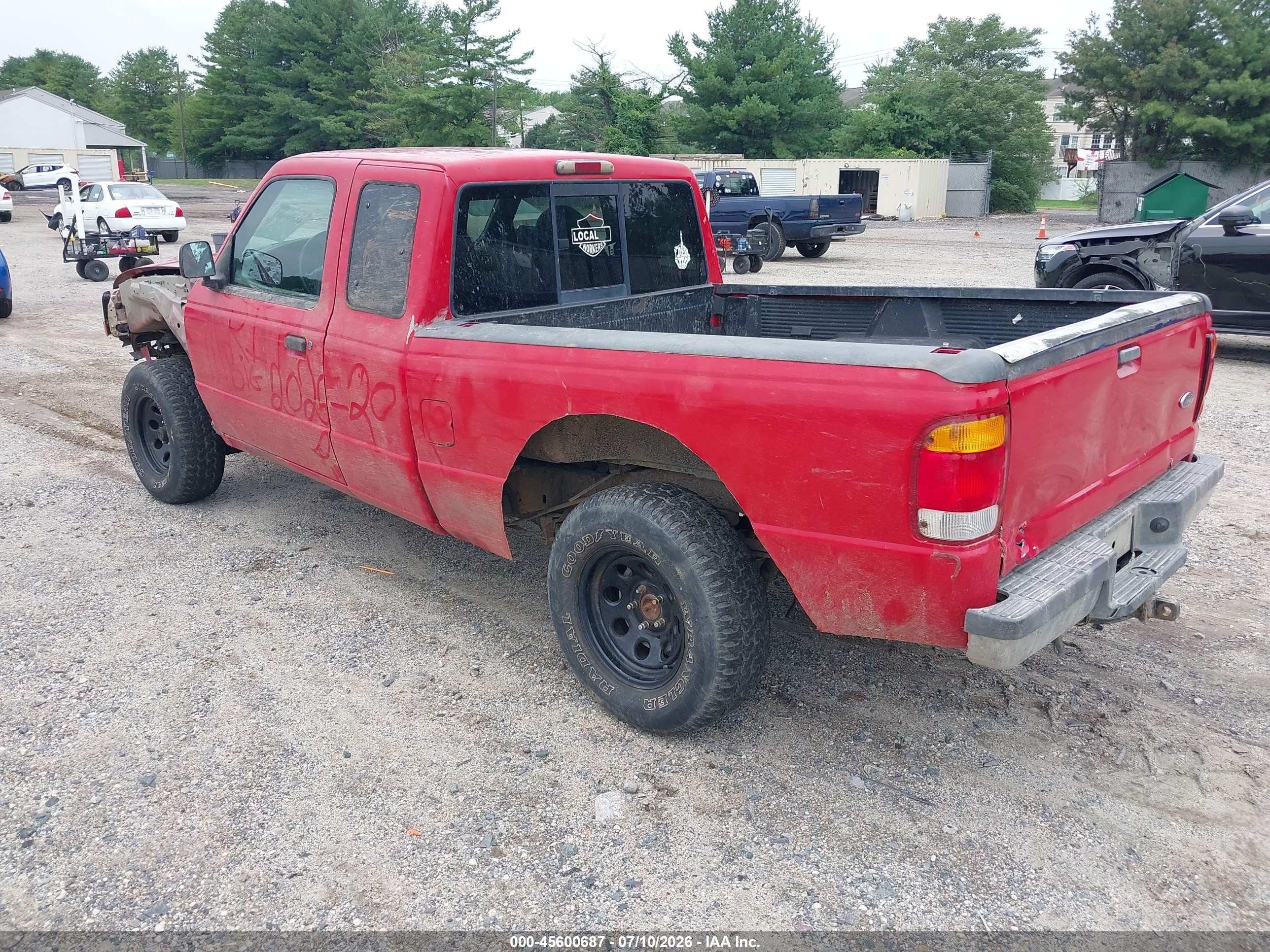 1999 Ford Ranger Xlt Red vin: 1FTZR15X5XTA93244