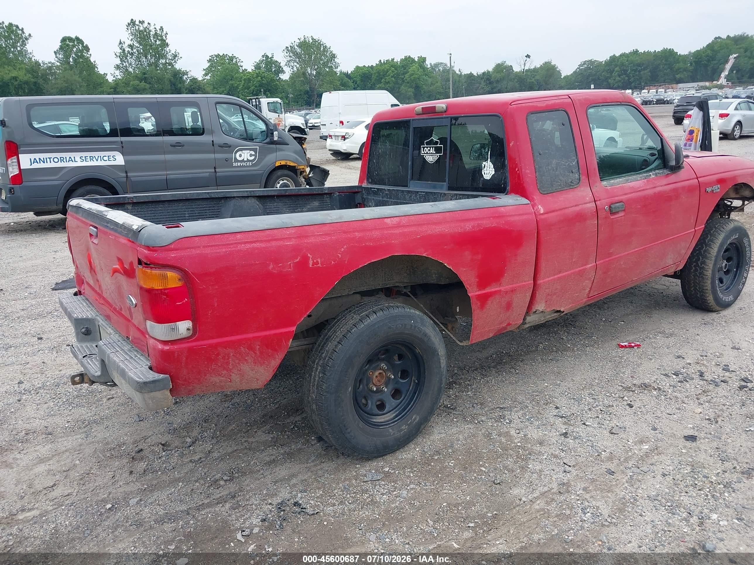 1999 Ford Ranger Xlt Red vin: 1FTZR15X5XTA93244