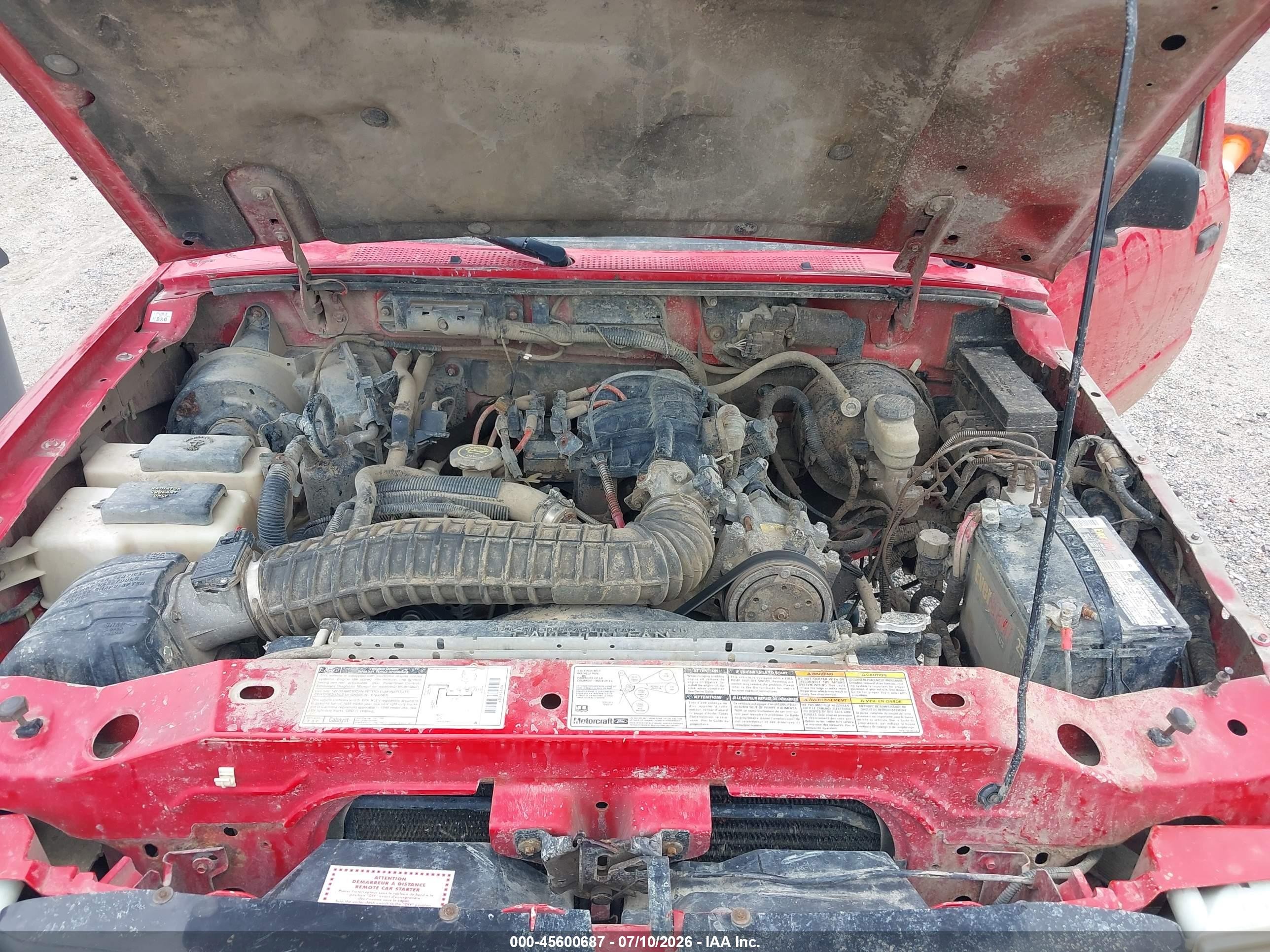 1999 Ford Ranger Xlt Red vin: 1FTZR15X5XTA93244