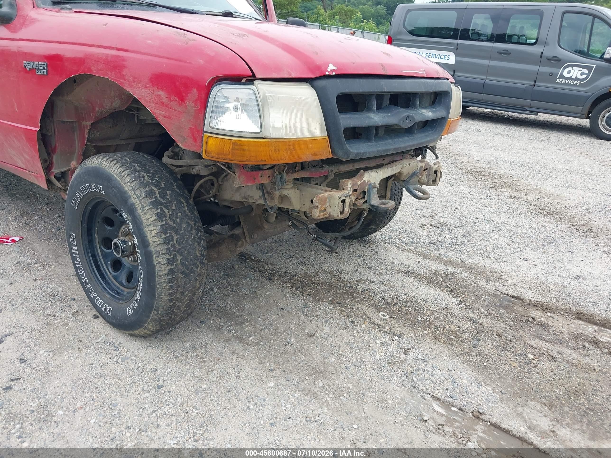 1999 Ford Ranger Xlt Red vin: 1FTZR15X5XTA93244