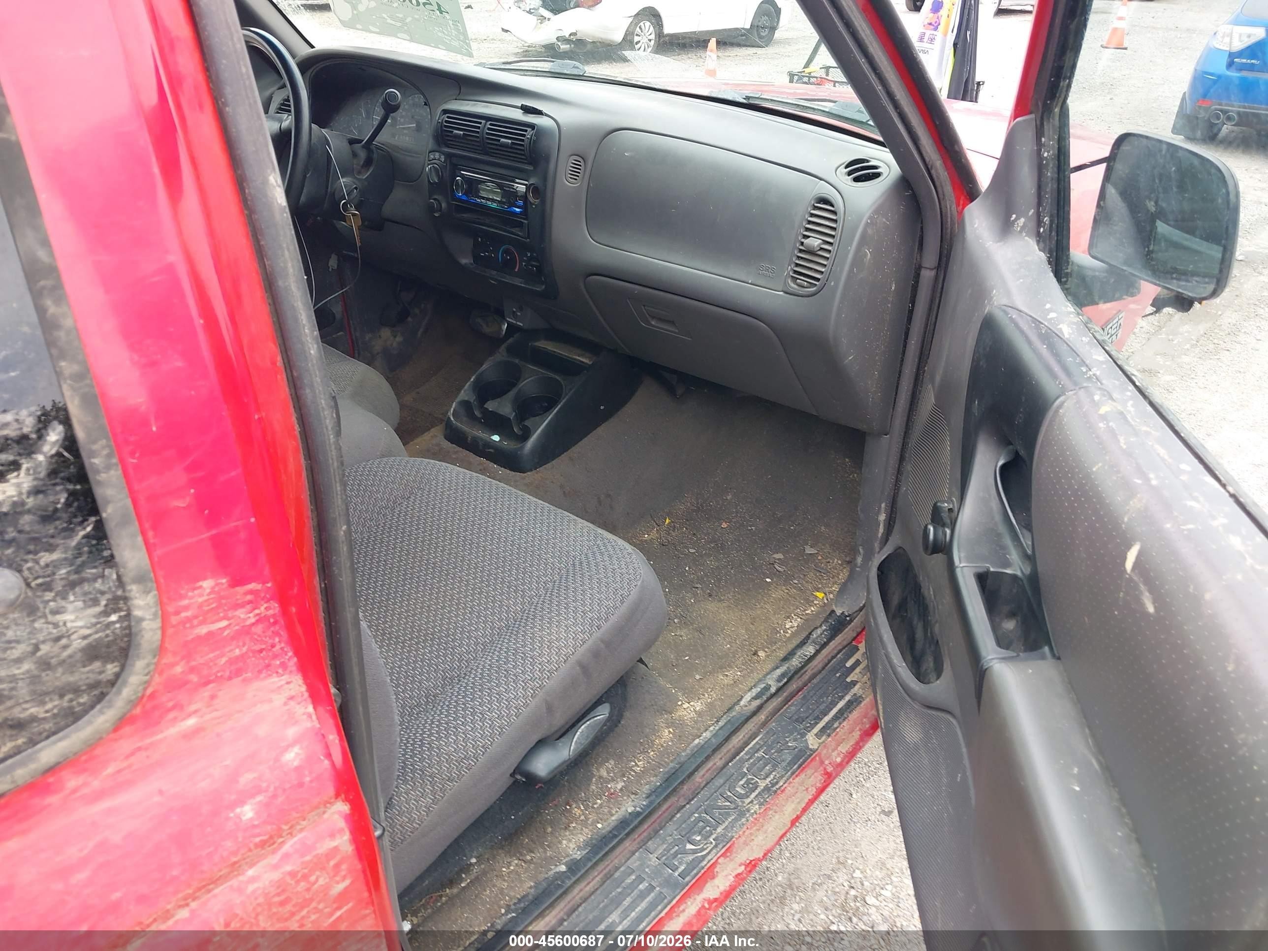 1999 Ford Ranger Xlt Red vin: 1FTZR15X5XTA93244
