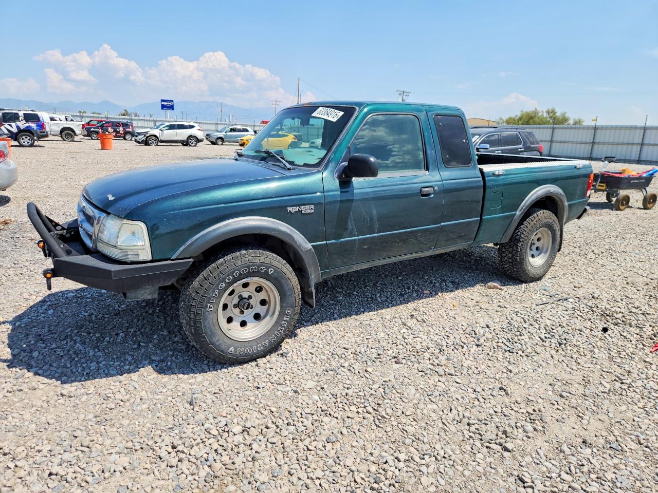 1998 Ford Ranger Super Cab Green vin: 1FTZR15X6WPB20877