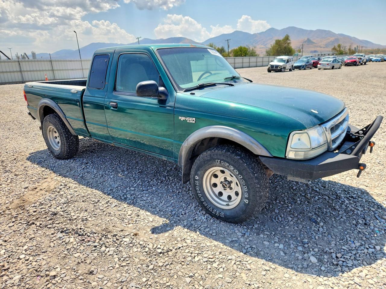 1998 Ford Ranger Super Cab Green vin: 1FTZR15X6WPB20877