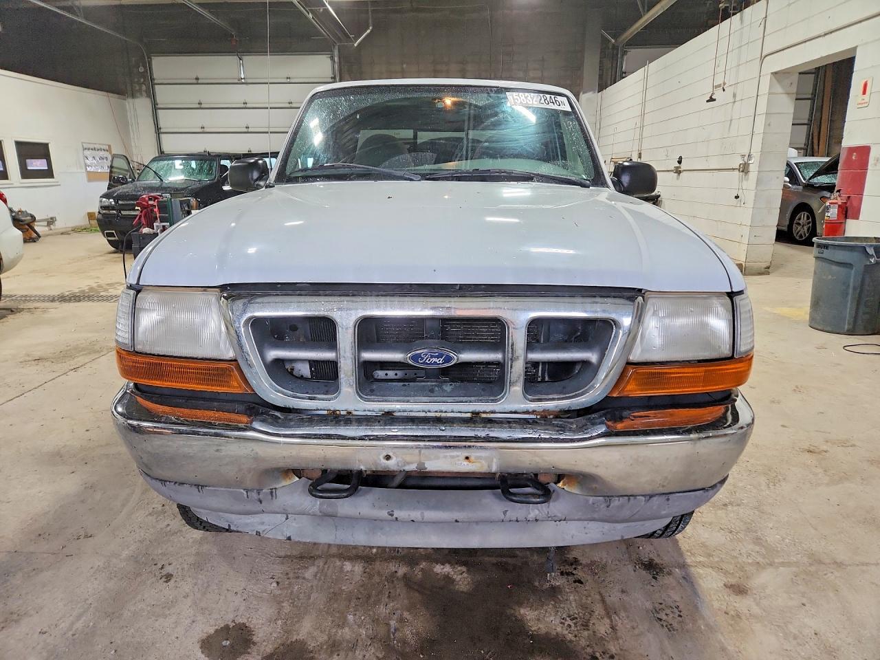 2000 Ford Ranger Super Cab White vin: 1FTZR15X6YPB76160