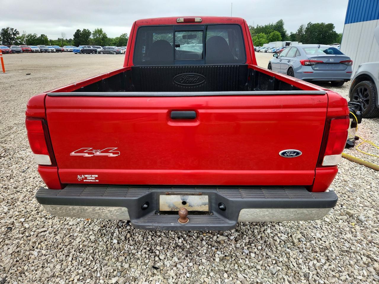 2000 Ford Ranger Super Cab Red vin: 1FTZR15X6YPB87790