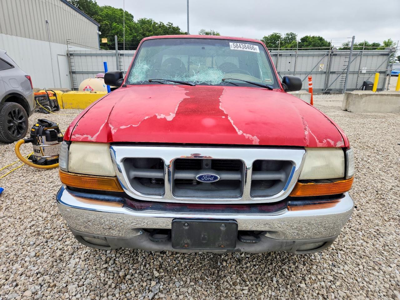 2000 Ford Ranger Super Cab Red vin: 1FTZR15X6YPB87790