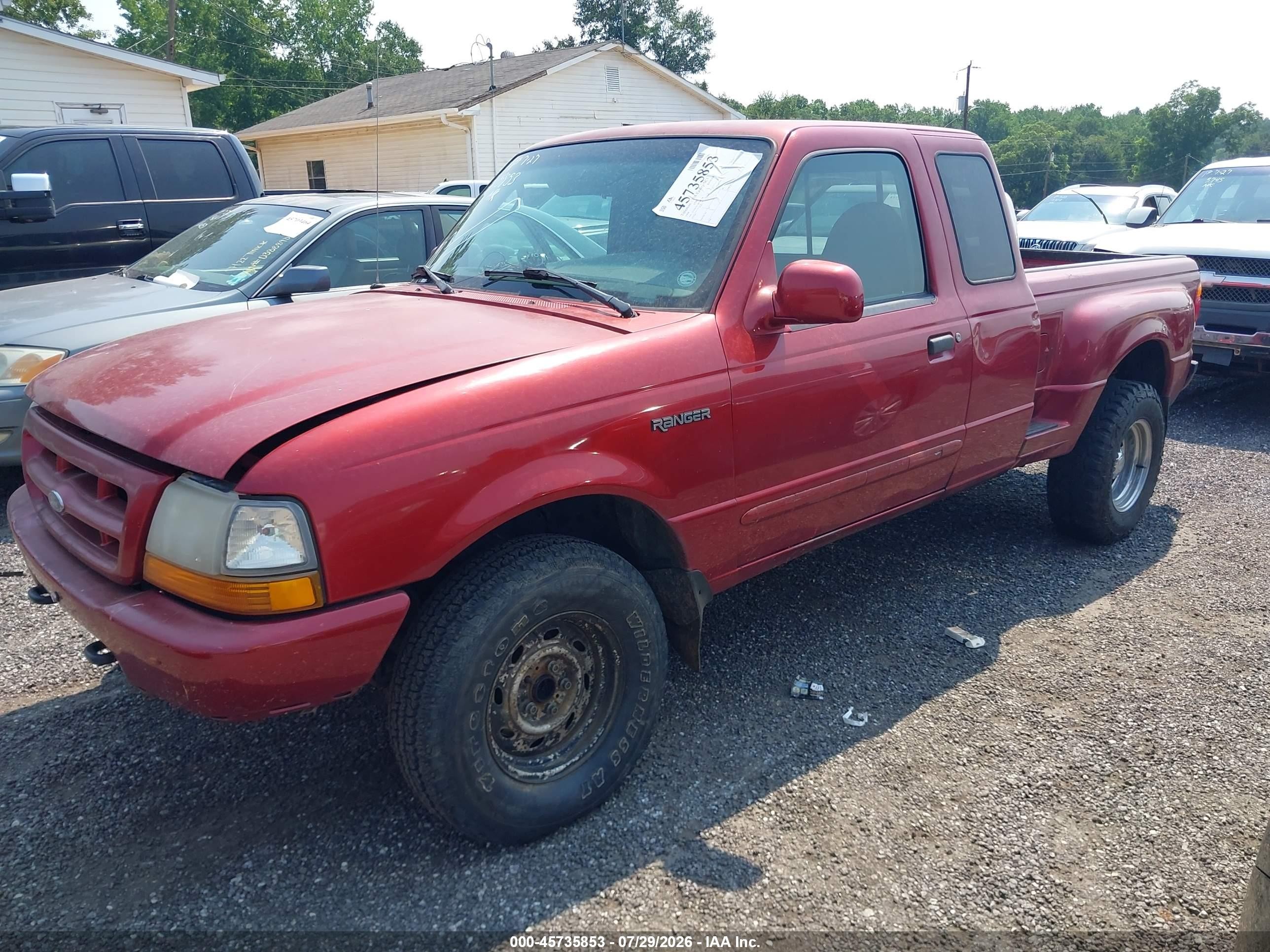 1998 Ford Ranger Splash/xl/xlt Красный vin: 1FTZR15X7WPA01168