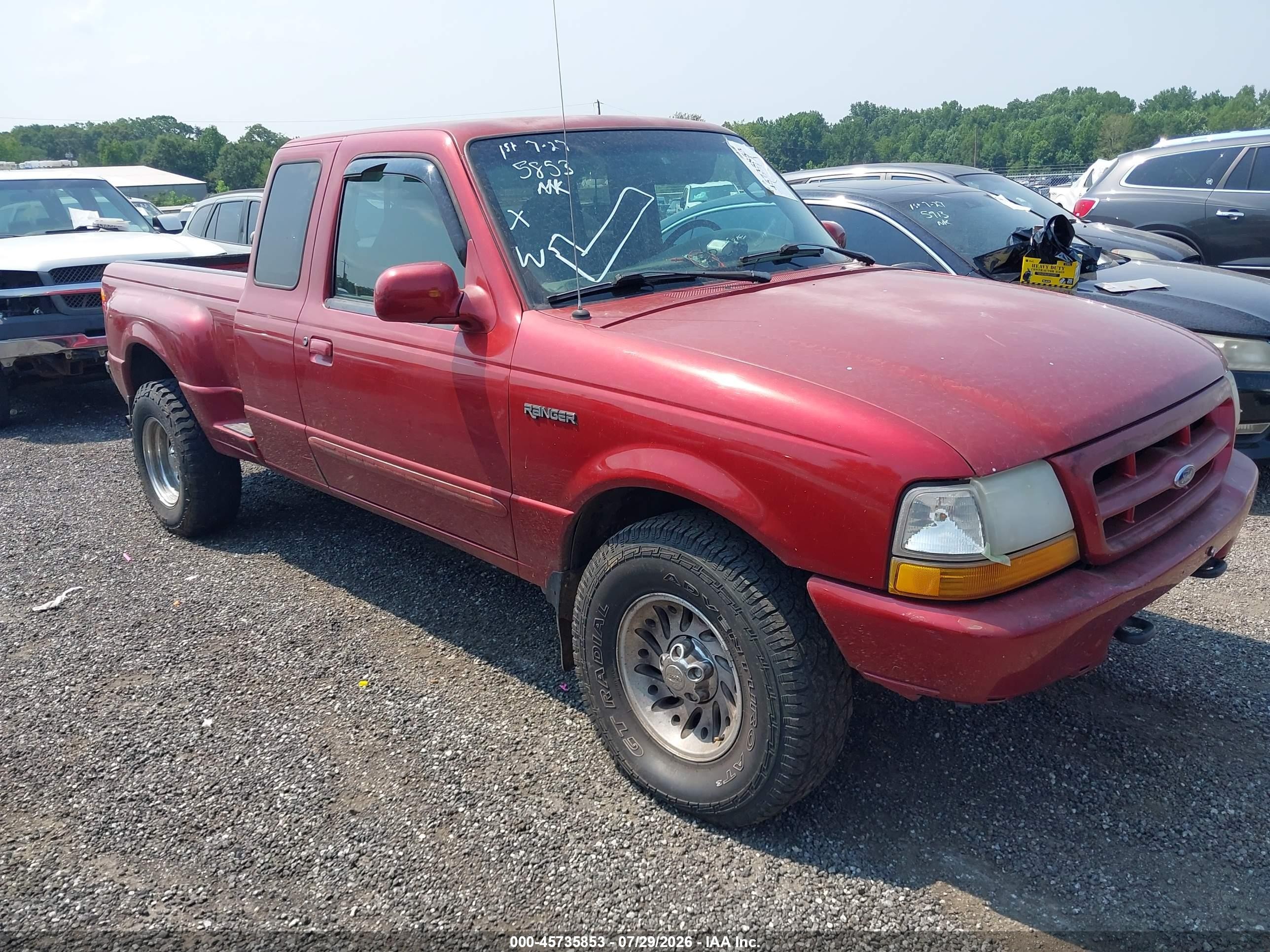 1998 Ford Ranger Splash/xl/xlt Красный vin: 1FTZR15X7WPA01168