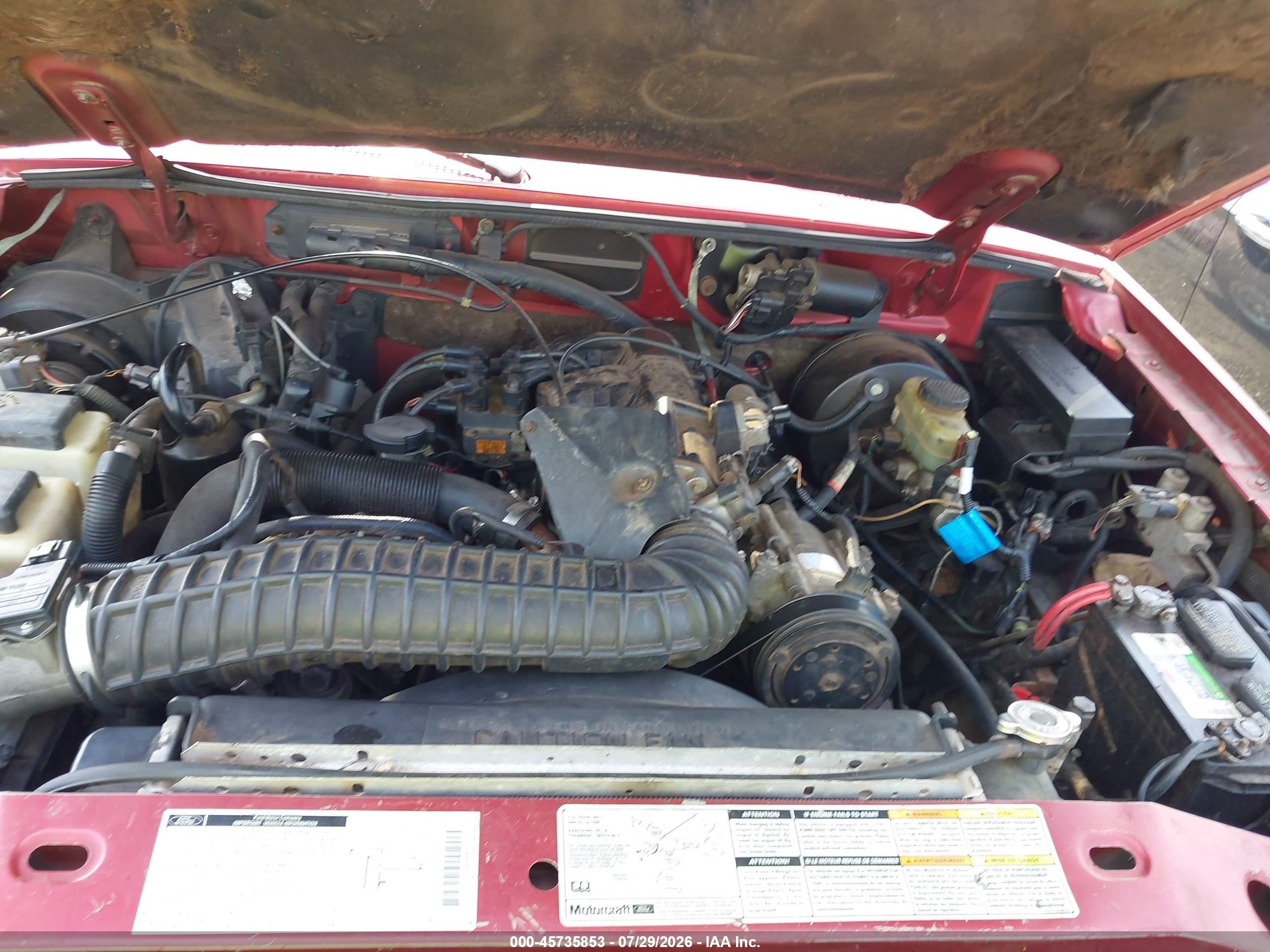 1998 Ford Ranger Splash/xl/xlt Красный vin: 1FTZR15X7WPA01168