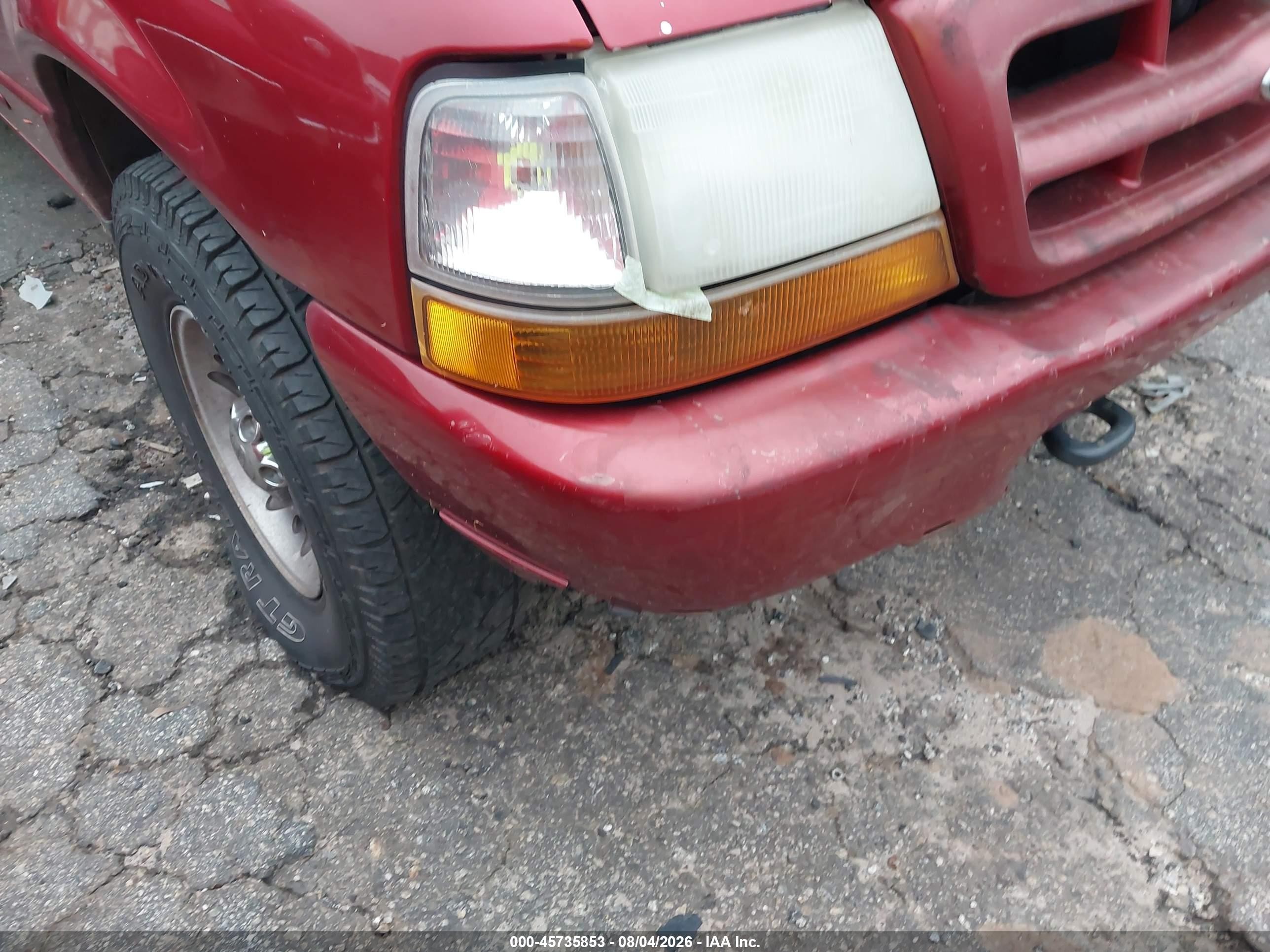 1998 Ford Ranger Splash/xl/xlt Красный vin: 1FTZR15X7WPA01168