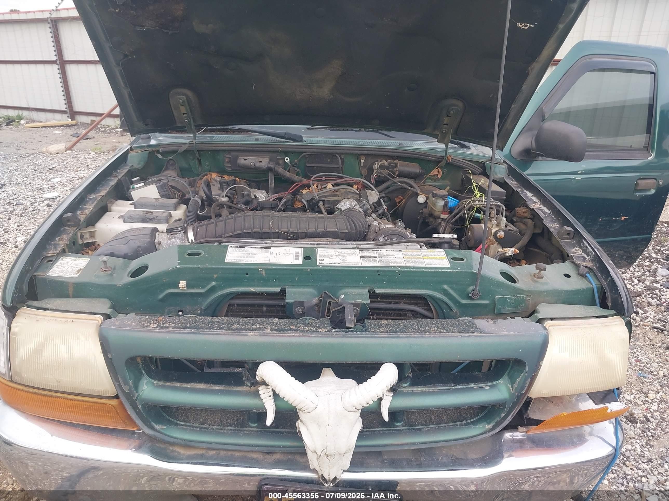 1999 Ford Ranger Xlt Green vin: 1FTZR15X7XPA81878