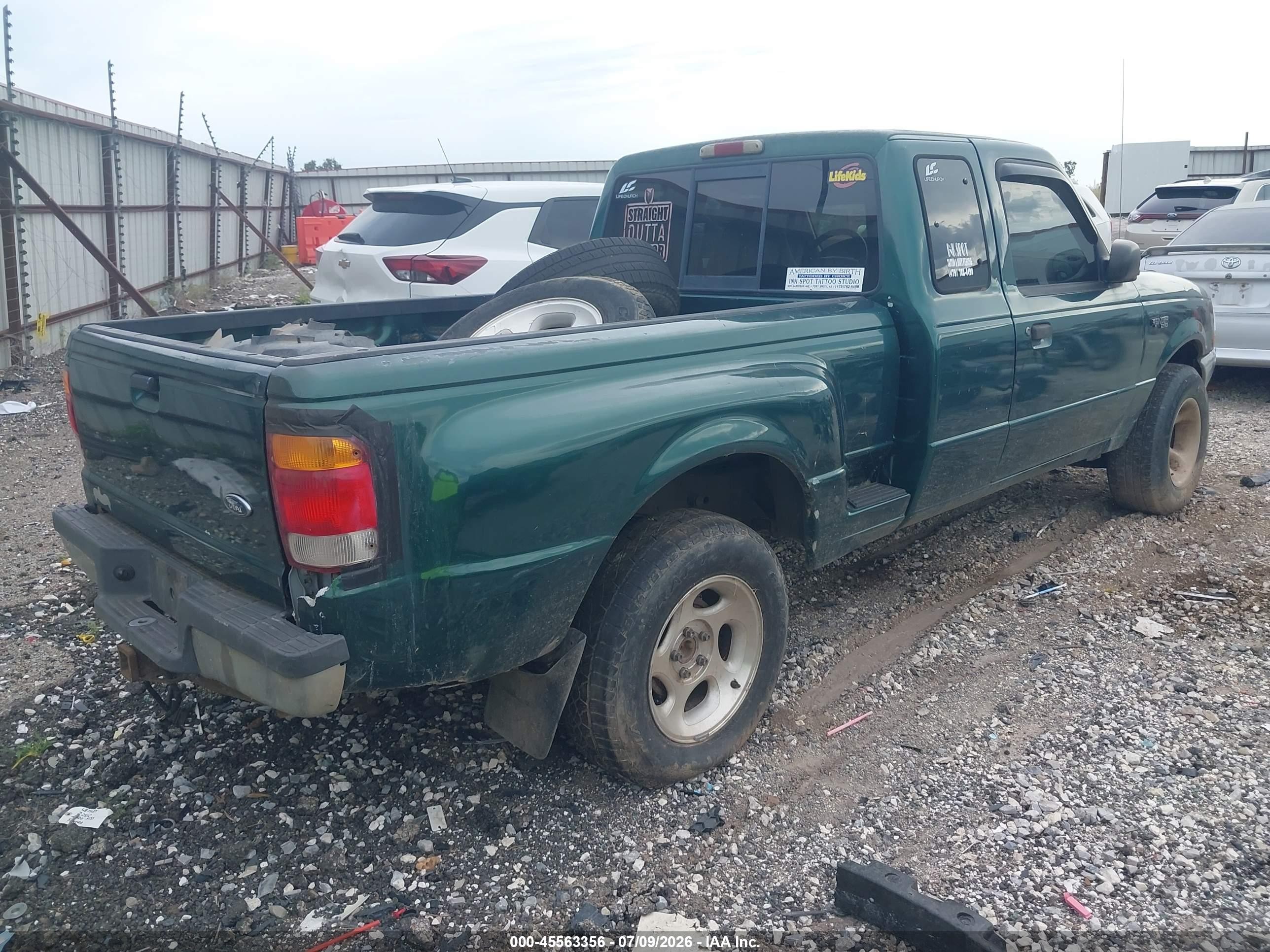 1999 Ford Ranger Xlt Green vin: 1FTZR15X7XPA81878