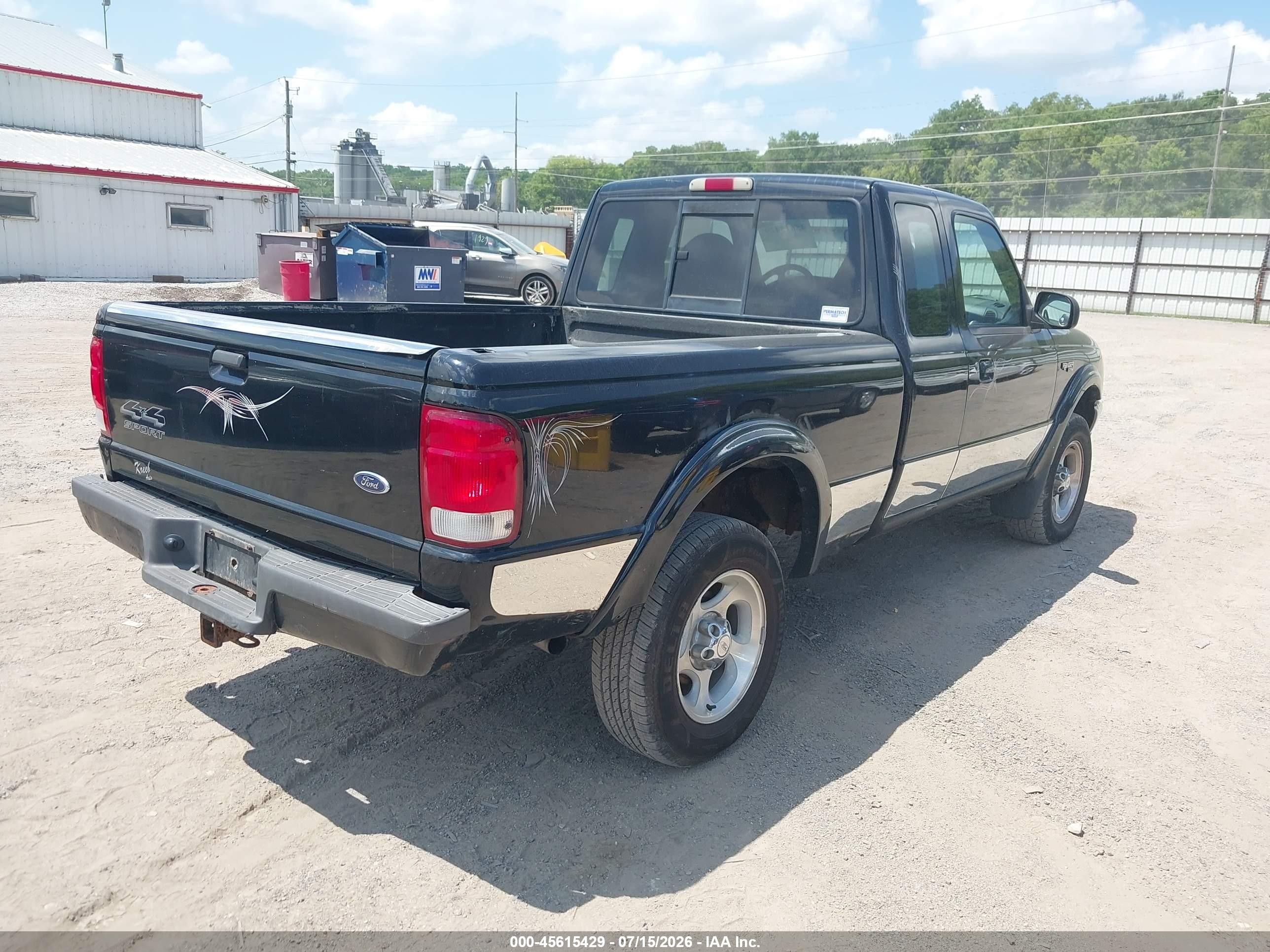 2000 Ford Ranger Xlt Black vin: 1FTZR15X7YPB23483