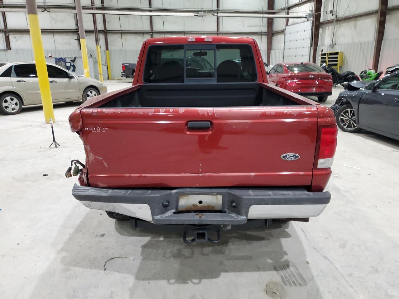 2000 Ford Ranger Super Cab Burgundy vin: 1FTZR15X7YTA39610