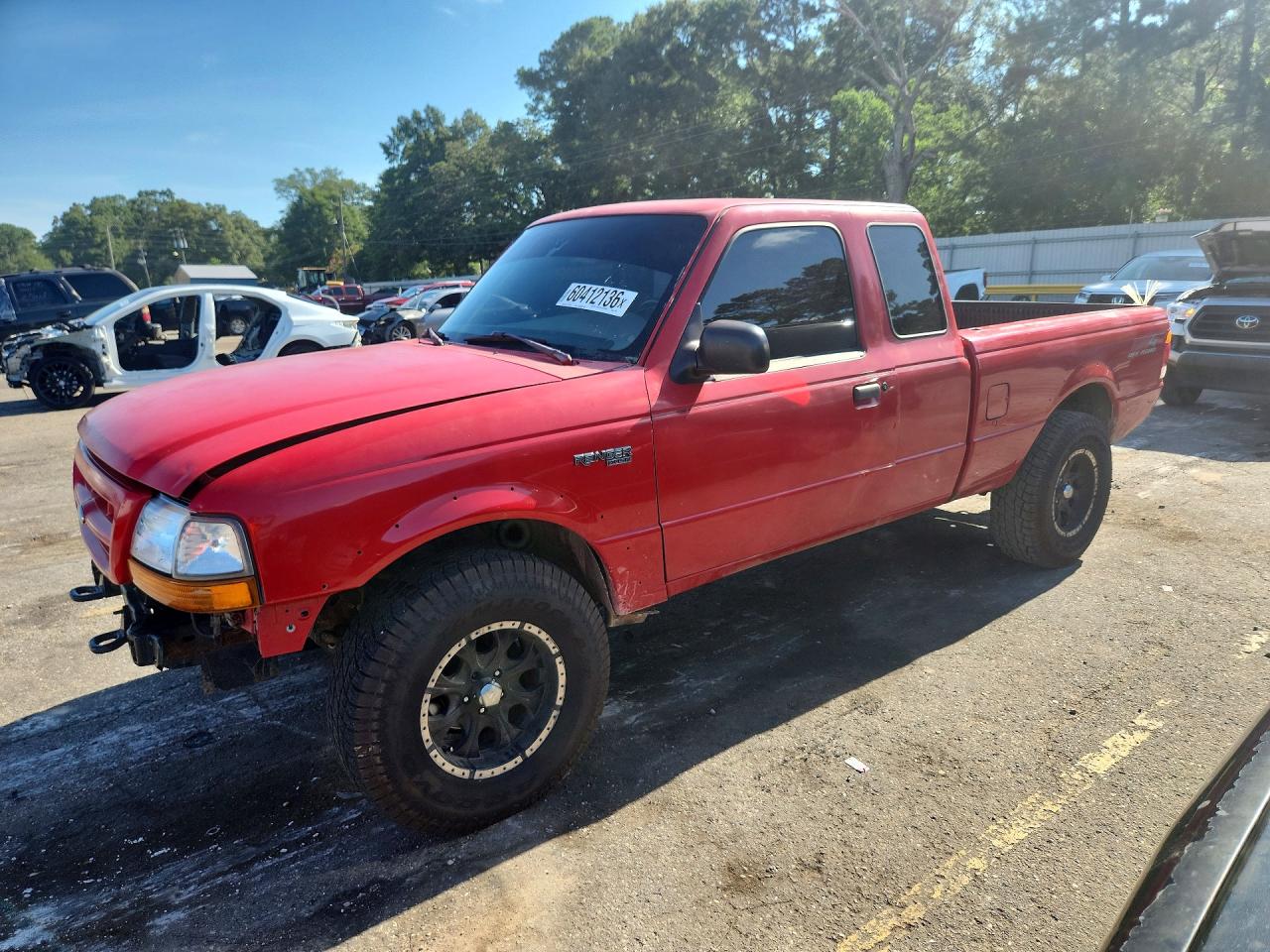 1998 Ford Ranger Super Cab Red vin: 1FTZR15X8WPA11949
